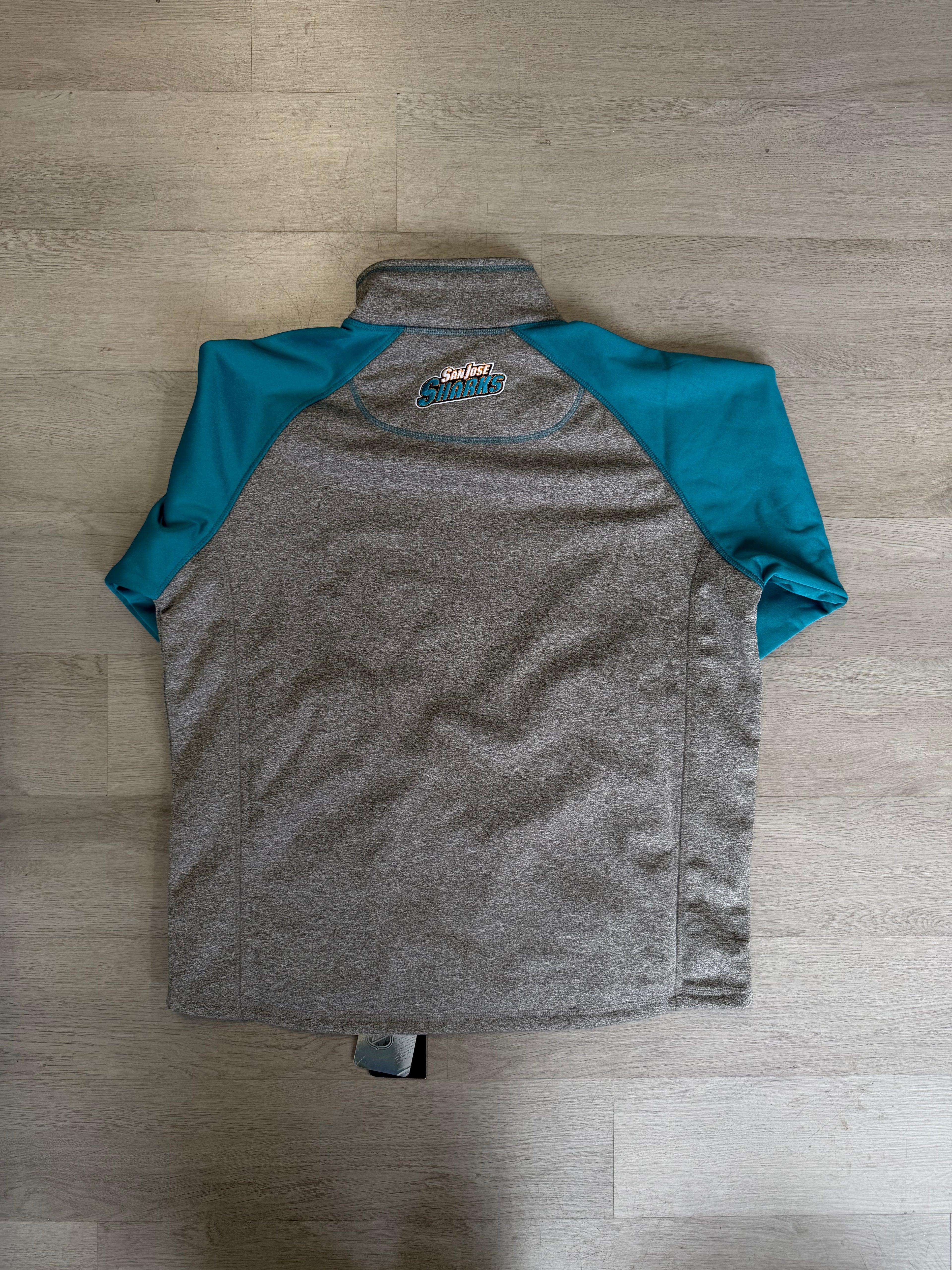 San Jose Sharks Quarter Zip Sweatshirt
