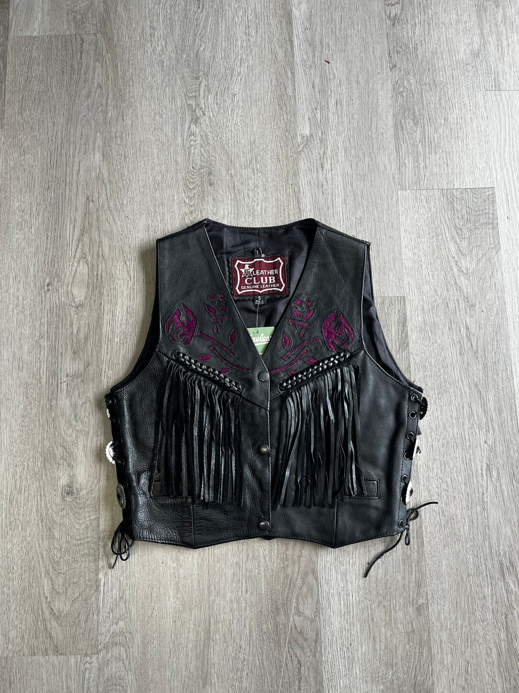 Leather Club Motorcycle Vest