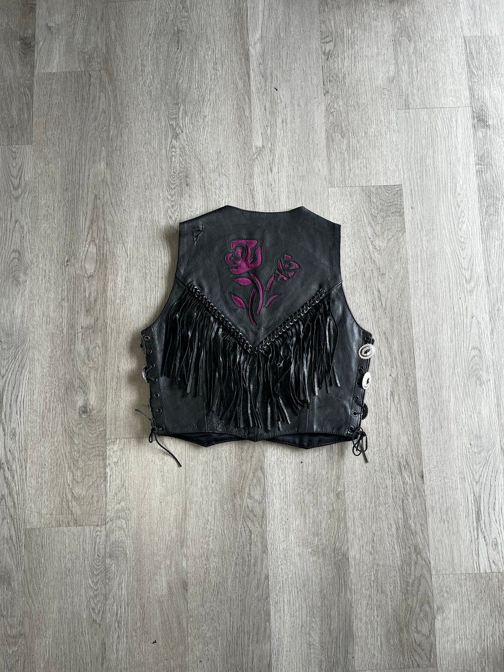 Leather Club Motorcycle Vest