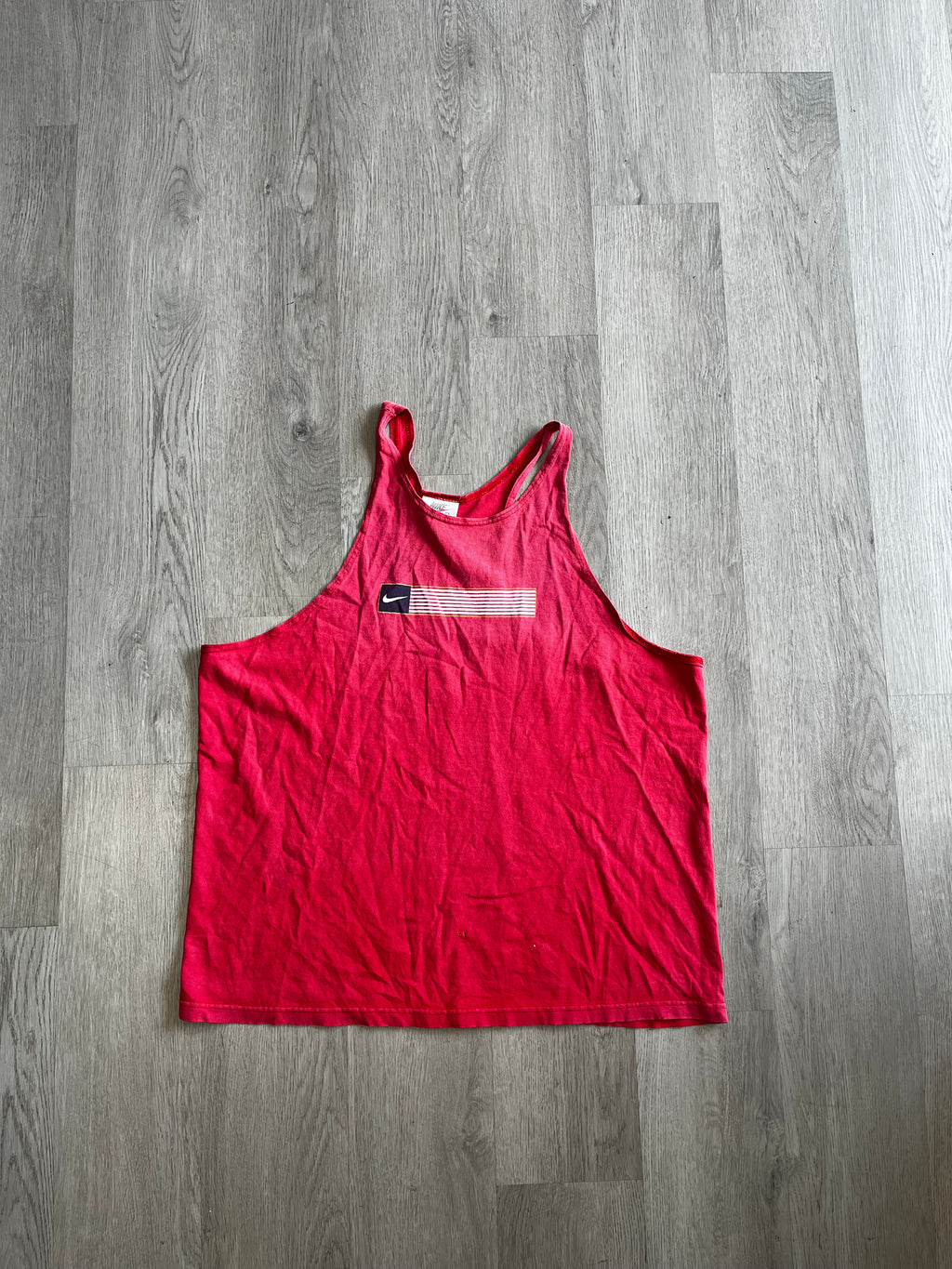 Vintage Red Nike Tank Top