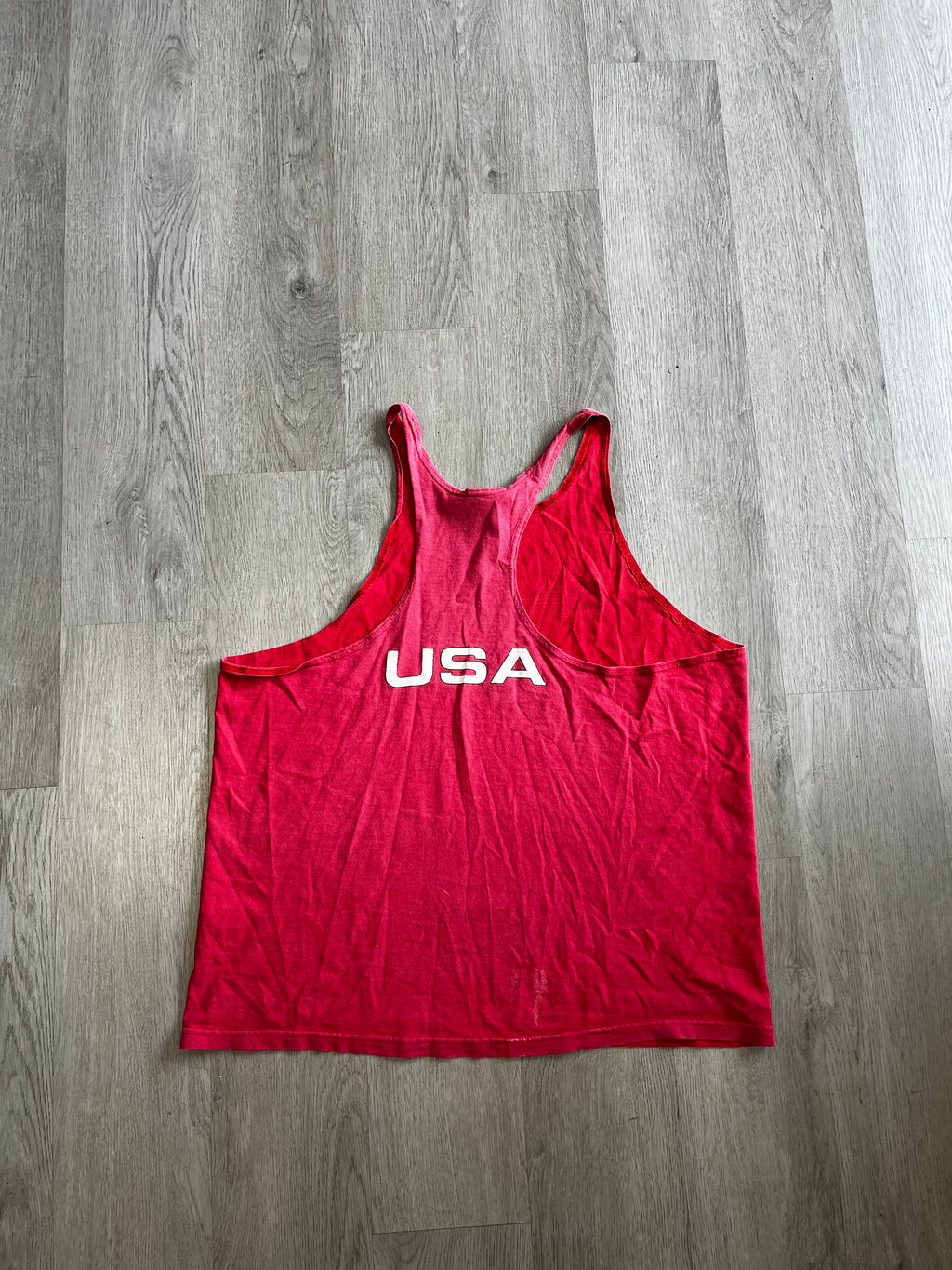 Vintage Red Nike Tank Top