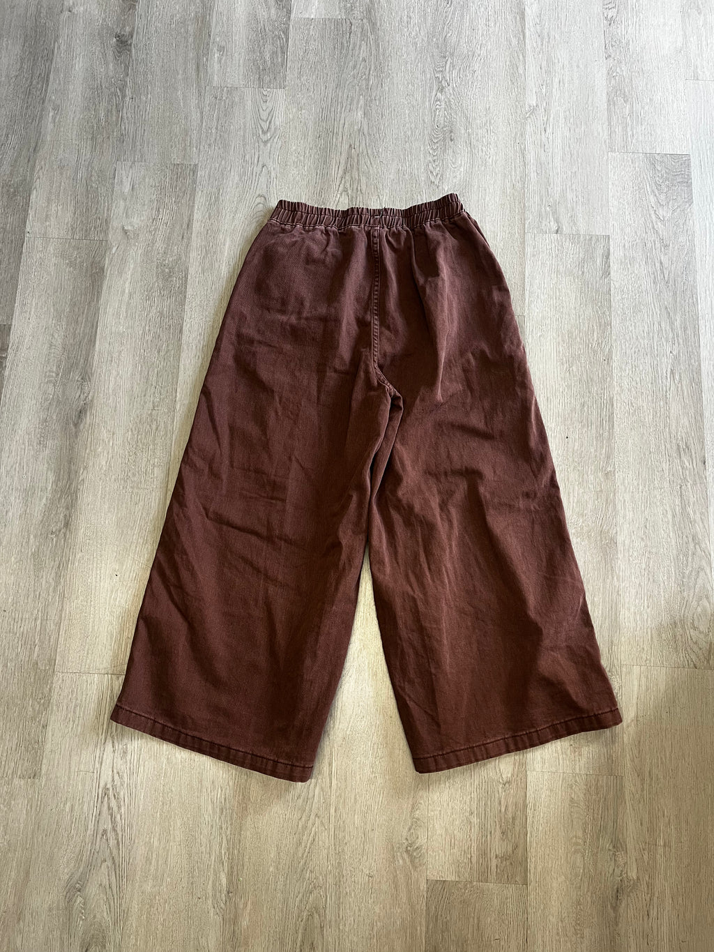 Brown Wide Leg Jeans