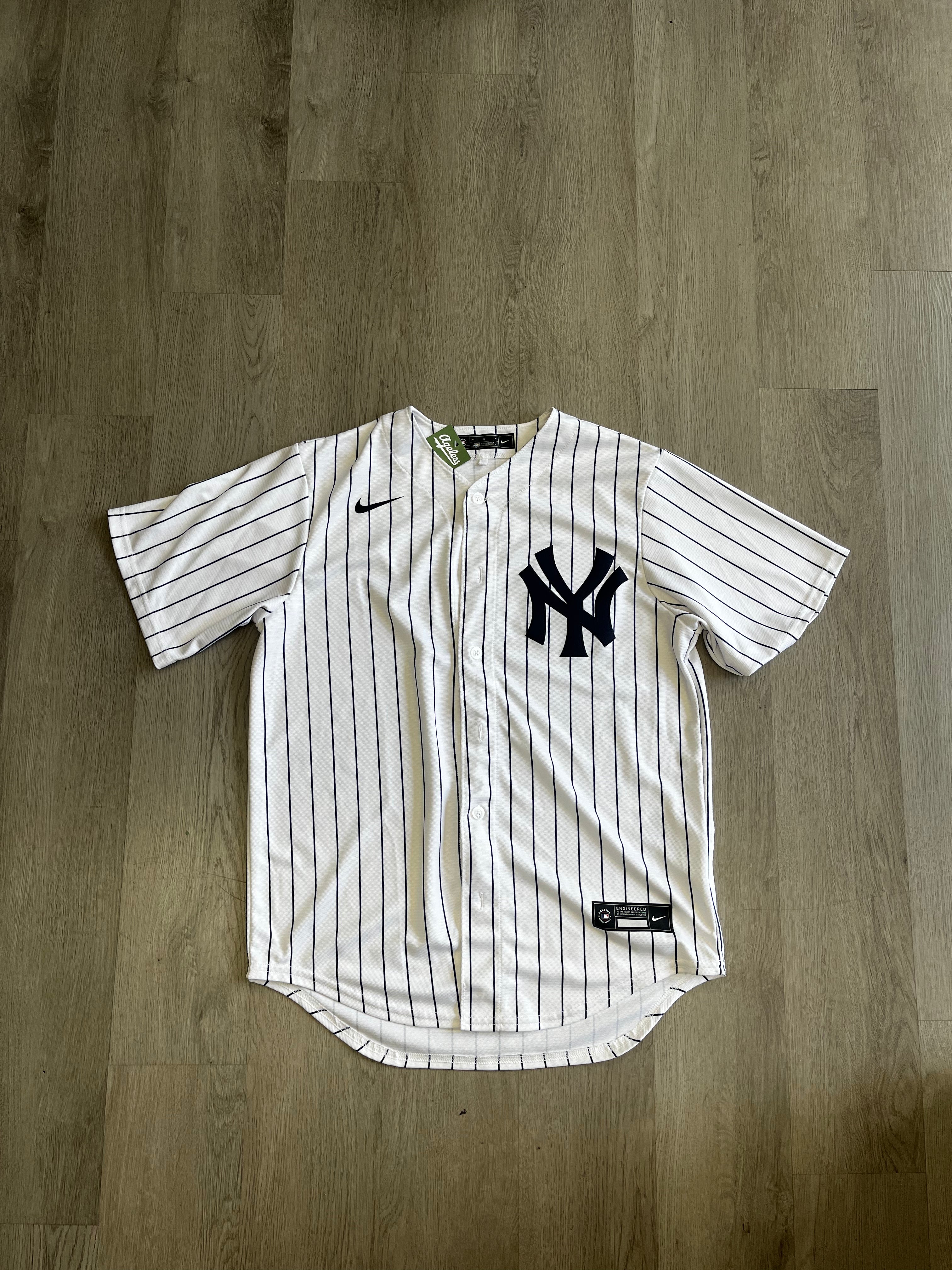 New York Yankees Mickey Mantle Nike White Home Jersey