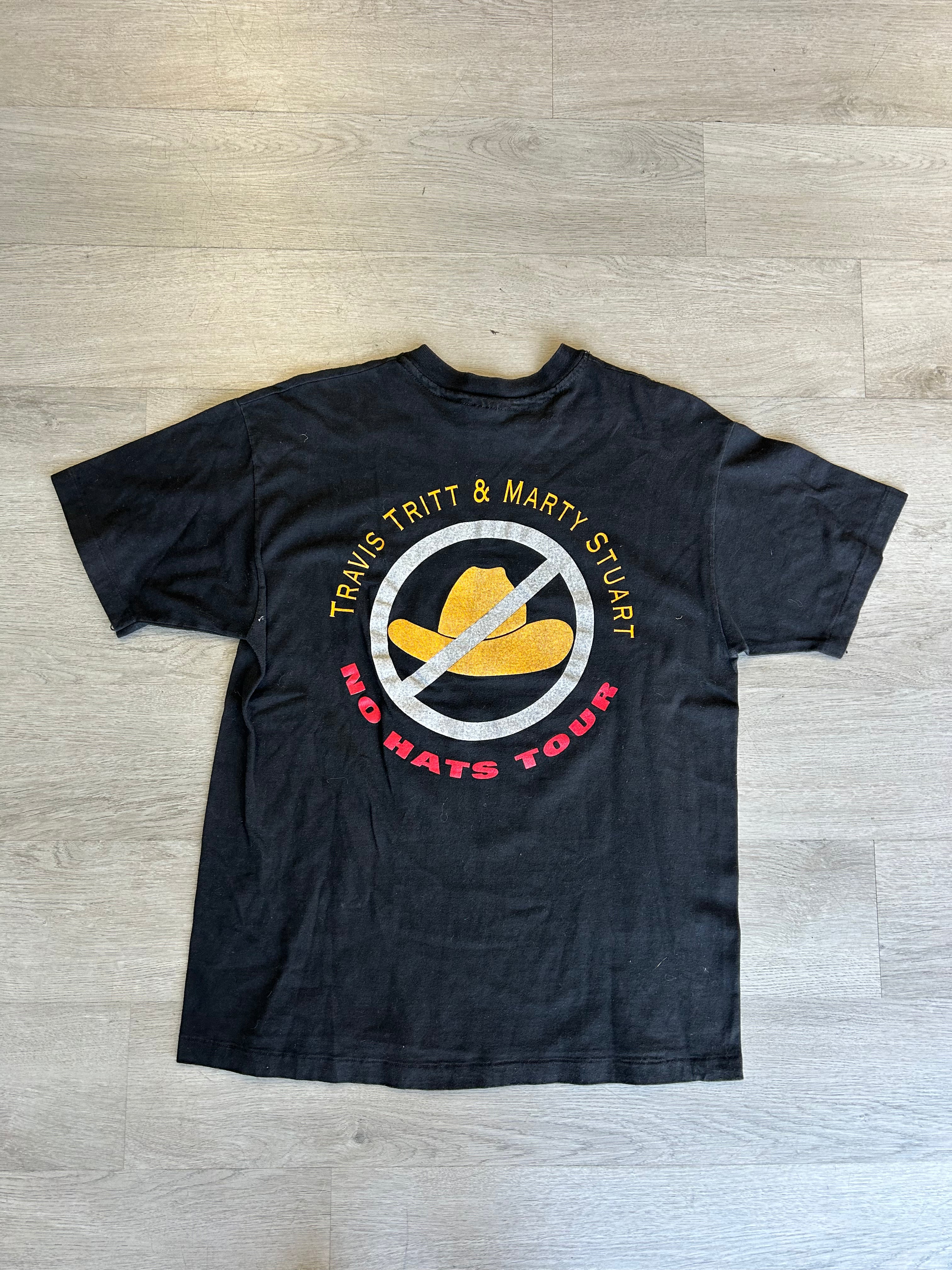 Travis Tritt & Marty Stuart No Hats Tour Tee