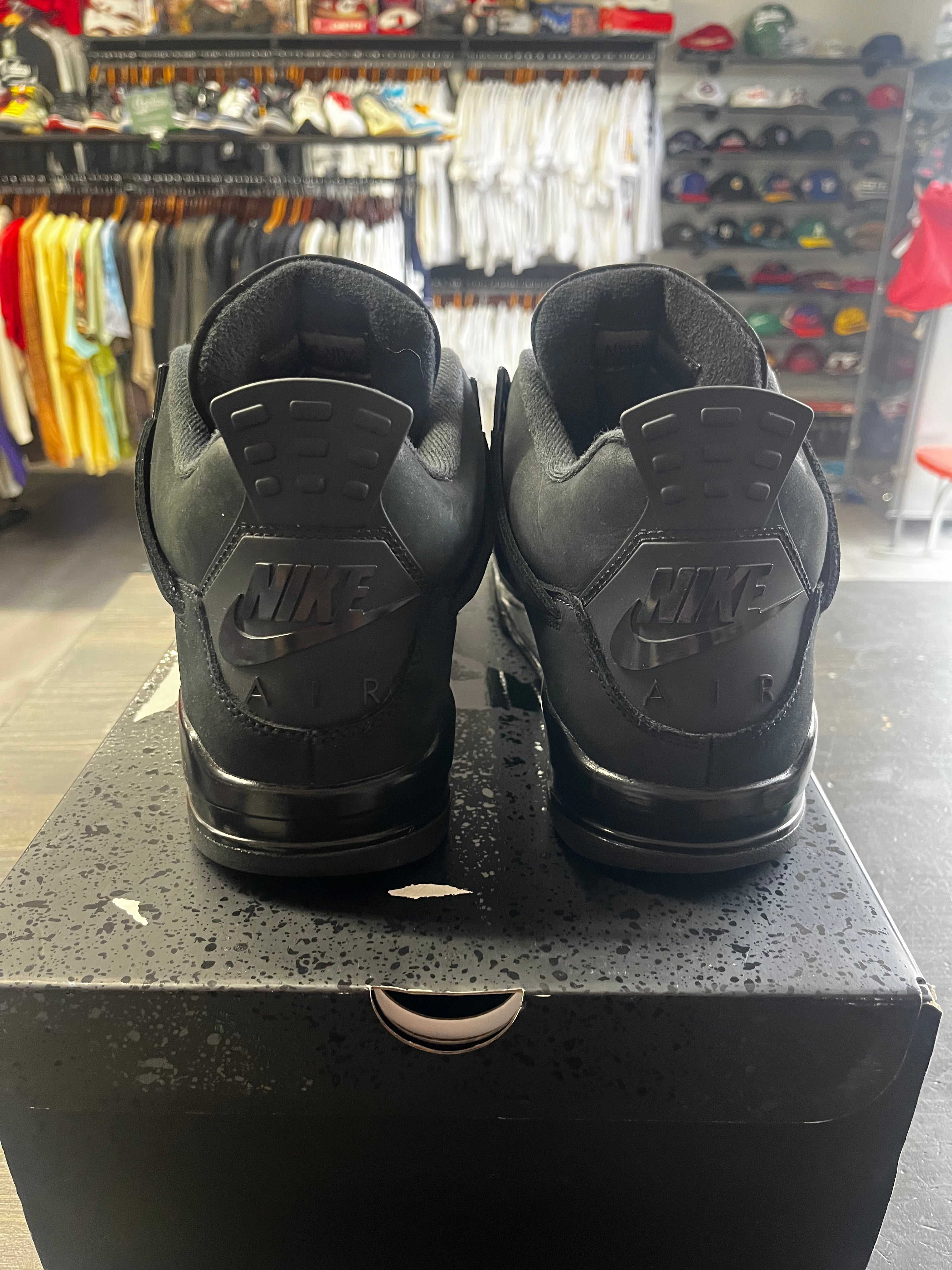 Pre-Owned Nike Air Jordan 4 Retro Black Cat
