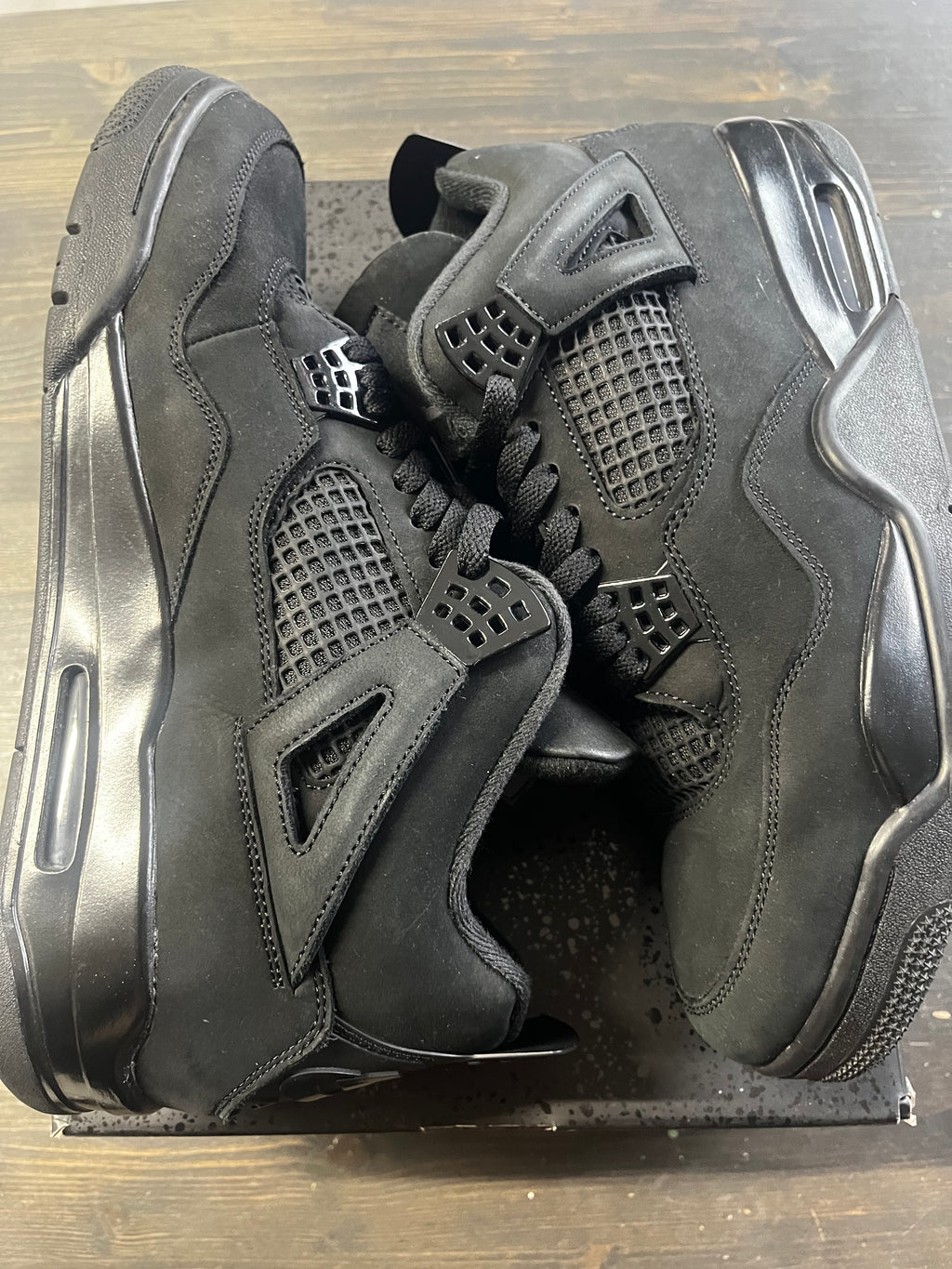 Pre-Owned Nike Air Jordan 4 Retro Black Cat