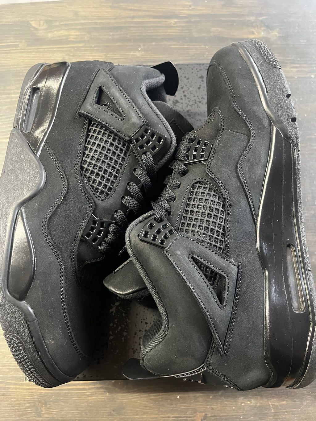 Pre-Owned Nike Air Jordan 4 Retro Black Cat