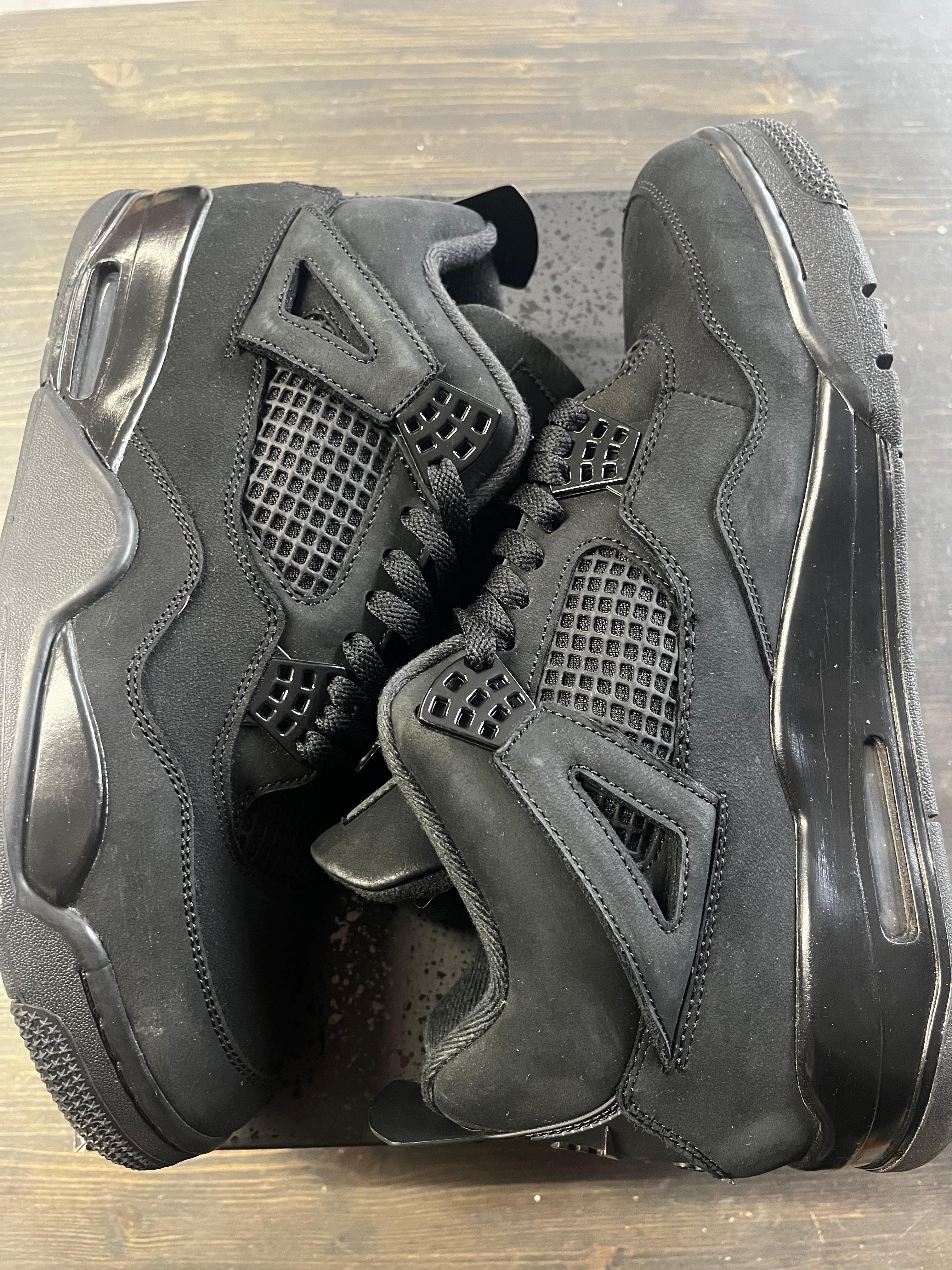 Pre-Owned Nike Air Jordan 4 Retro Black Cat