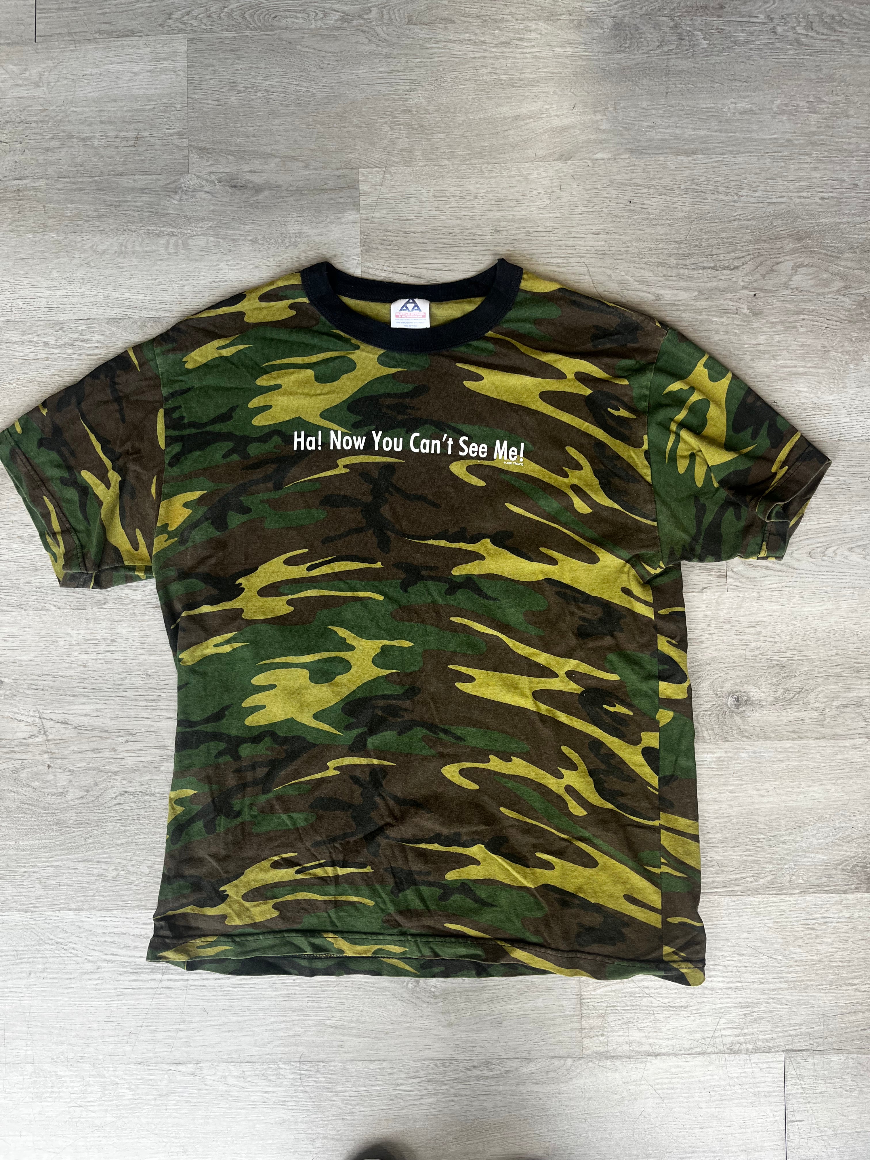 Vintage 2001 Alstyle Apparel (AAA) camouflage Tee