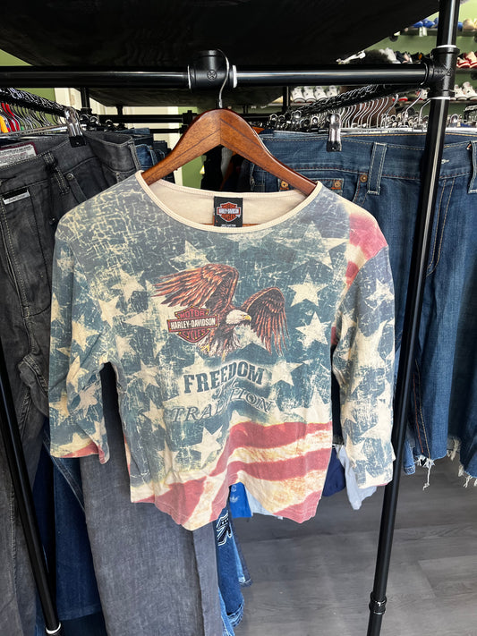 Vintage Women’s Harley Davidson Freedom Pride Tradition