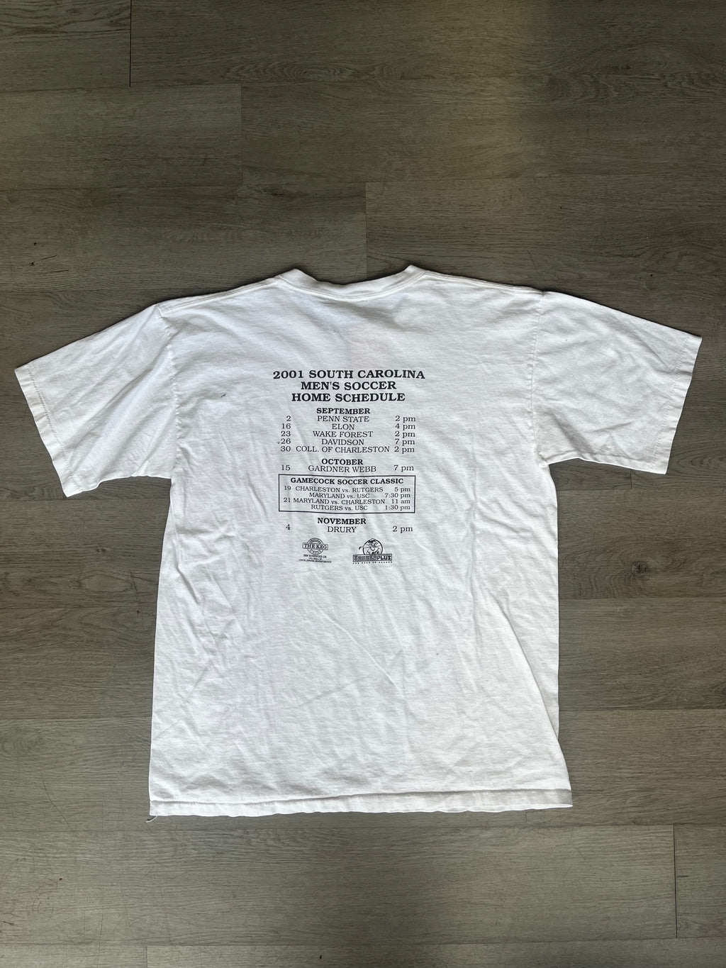 Vintage University of South Carolina Gamecocks Soccer Tee