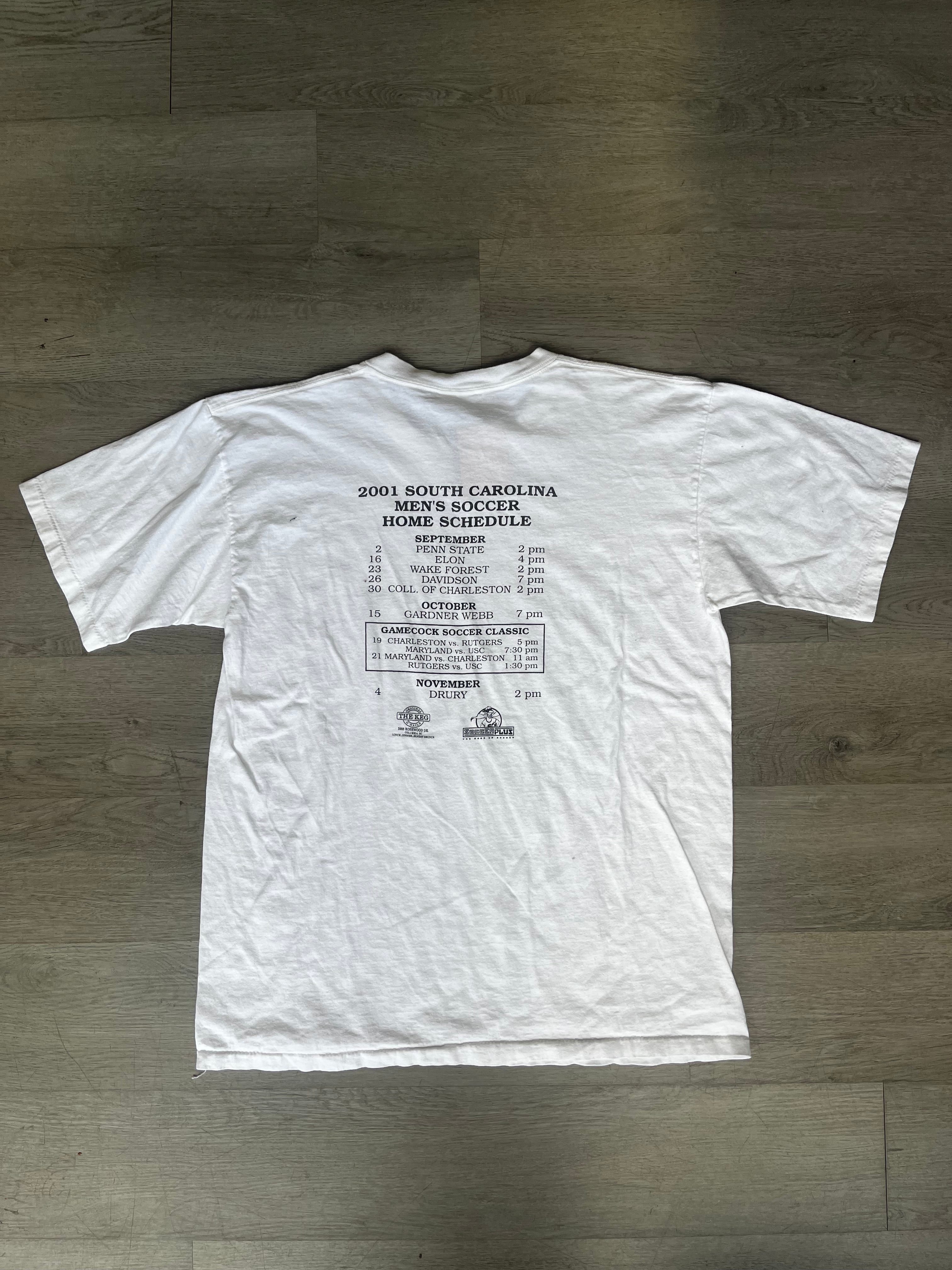 Vintage University of South Carolina Gamecocks Soccer Tee