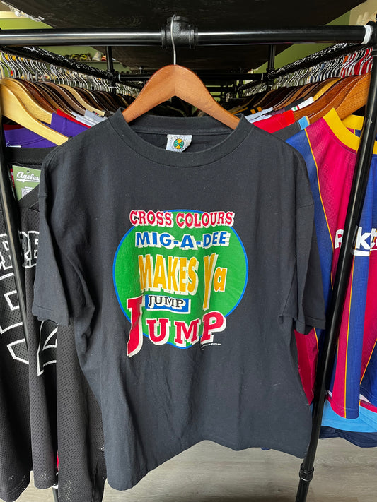 Vintage Cross Colours MIG-A-DEE Makes Ya Jump