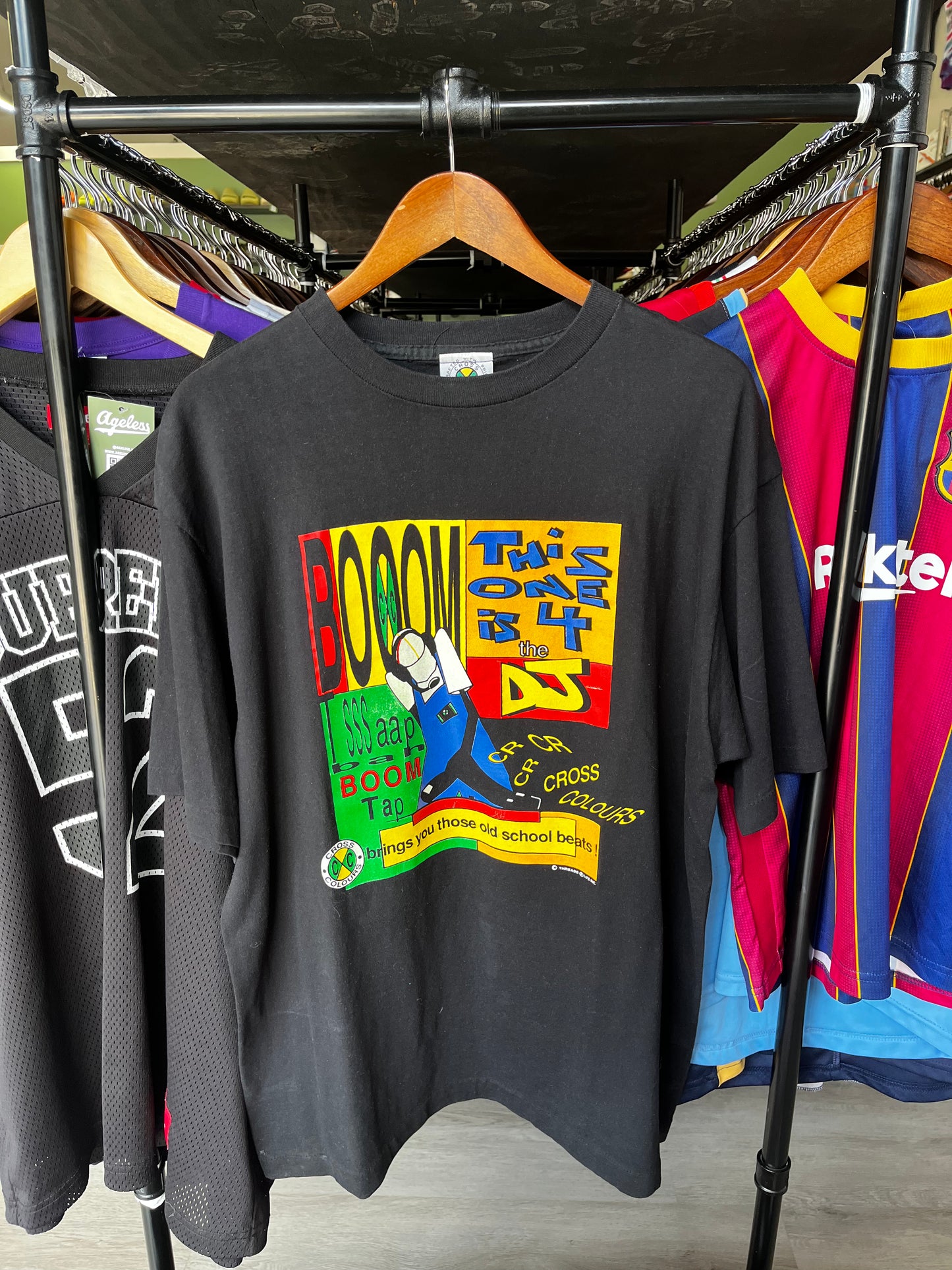 Vintage 90s Cross Colours 4 The DJ Hip Hop