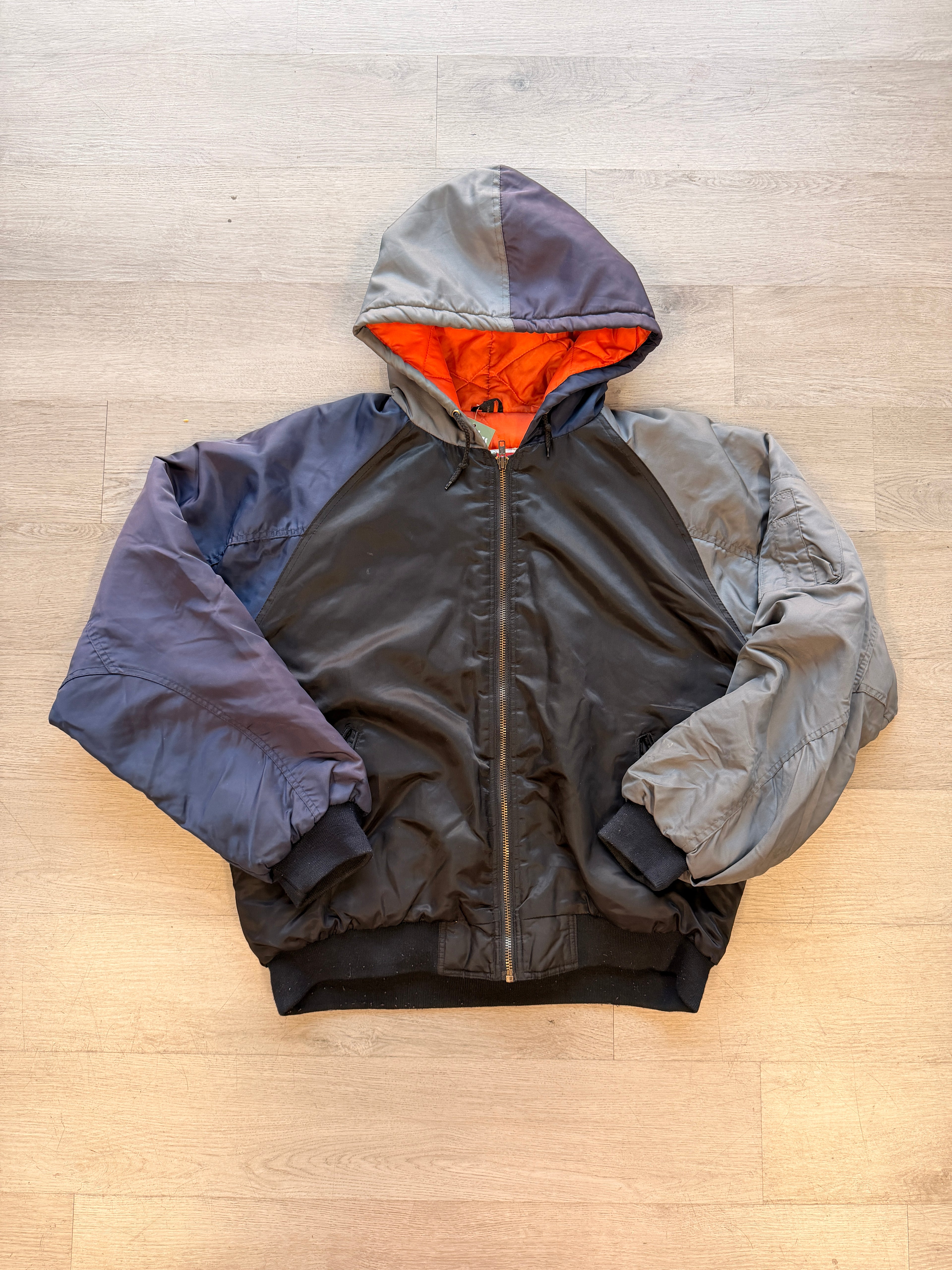 Vintage Split Bomber Jacket