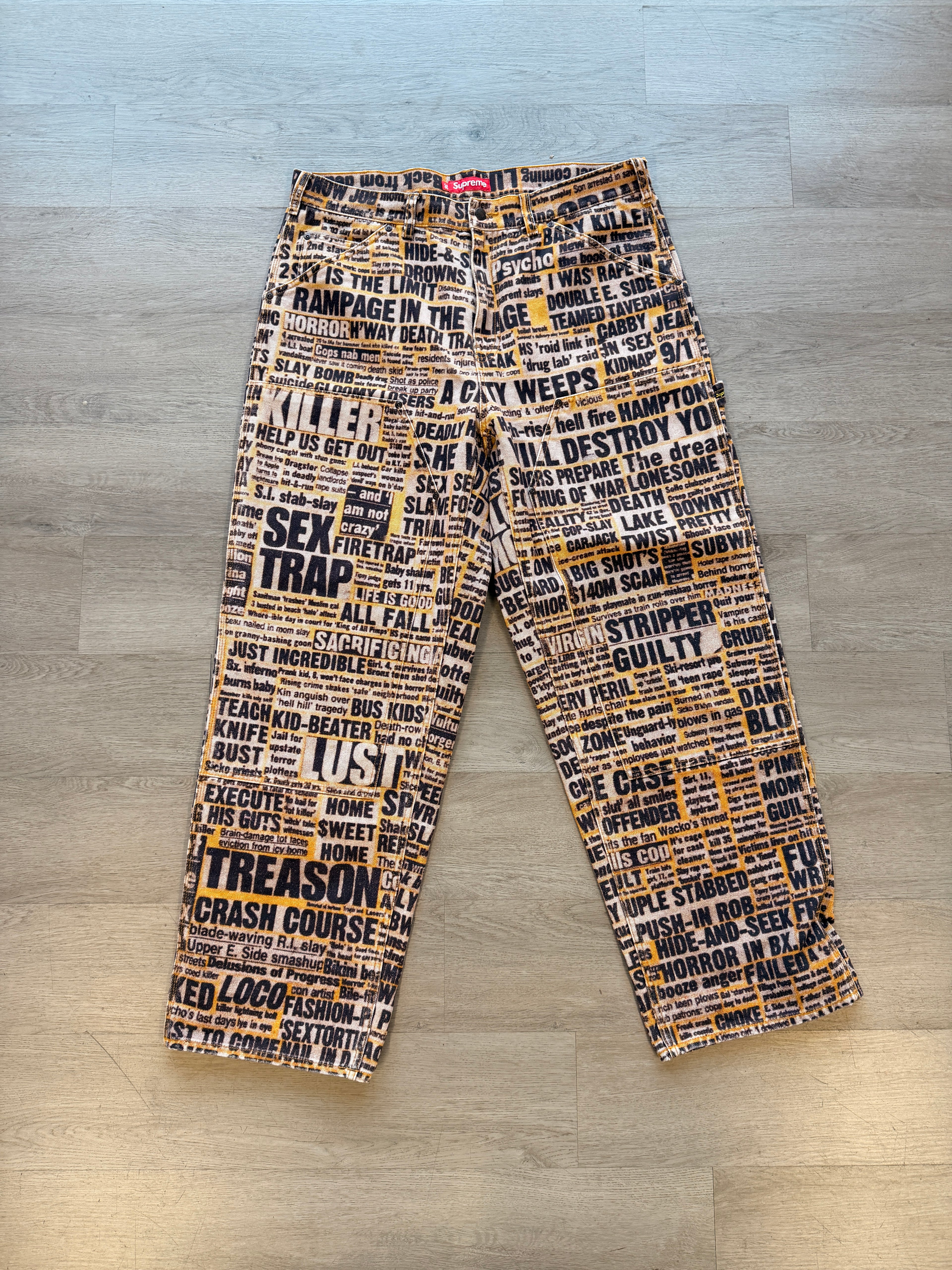 Brand New Supreme Dash Snow Double Knee