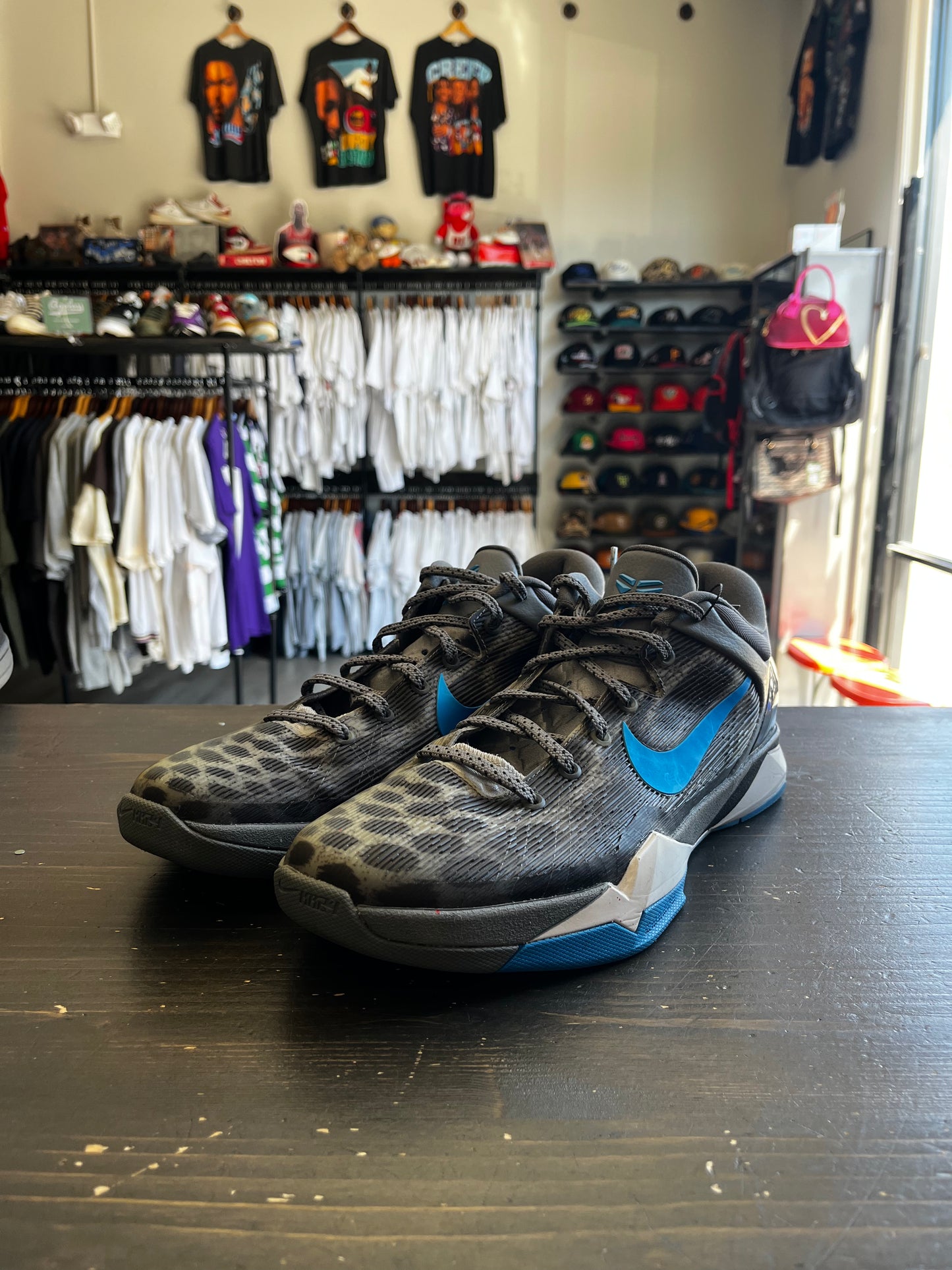 Pre-Owned Nike Kobe 7 Grey Cheetah