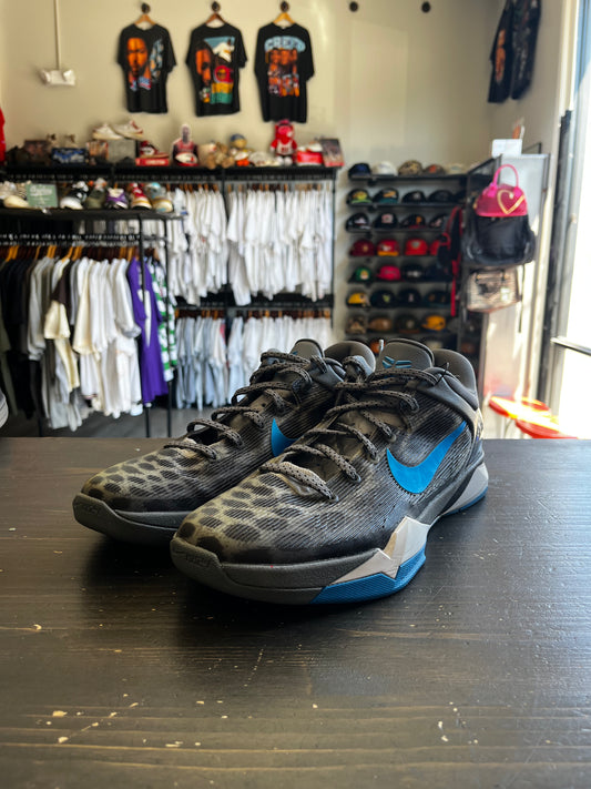 Pre-Owned Nike Kobe 7 Grey Cheetah