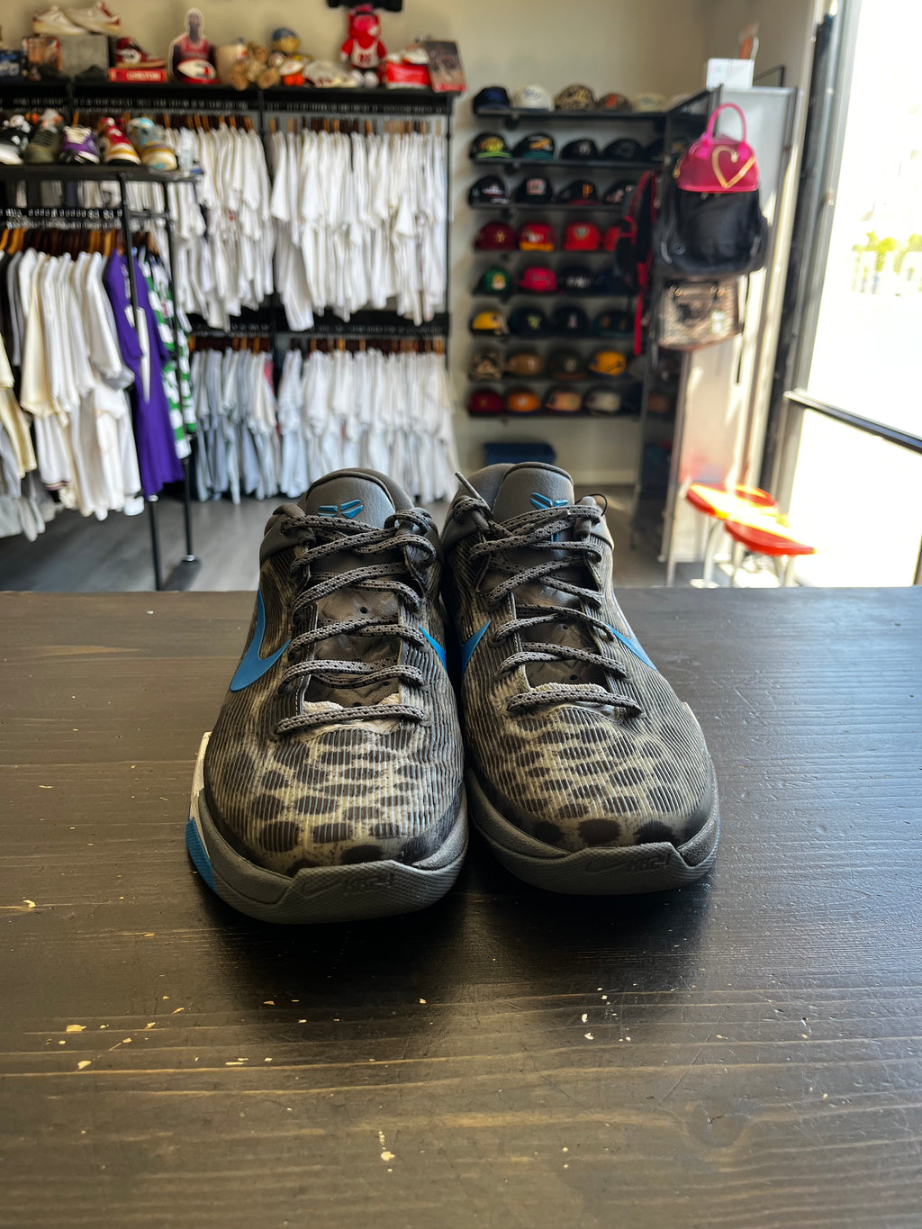 Pre-Owned Nike Kobe 7 Grey Cheetah