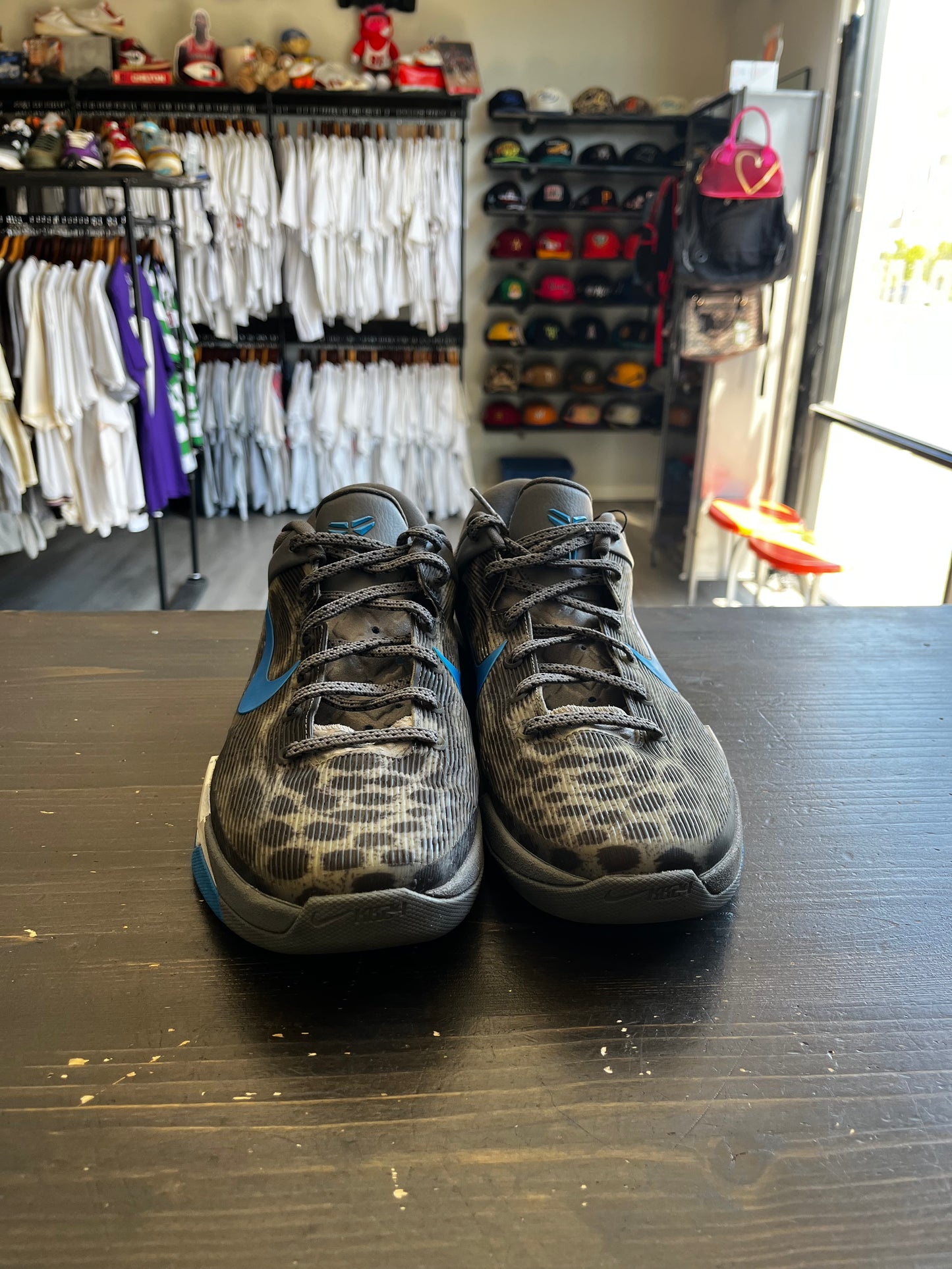 Pre-Owned Nike Kobe 7 Grey Cheetah