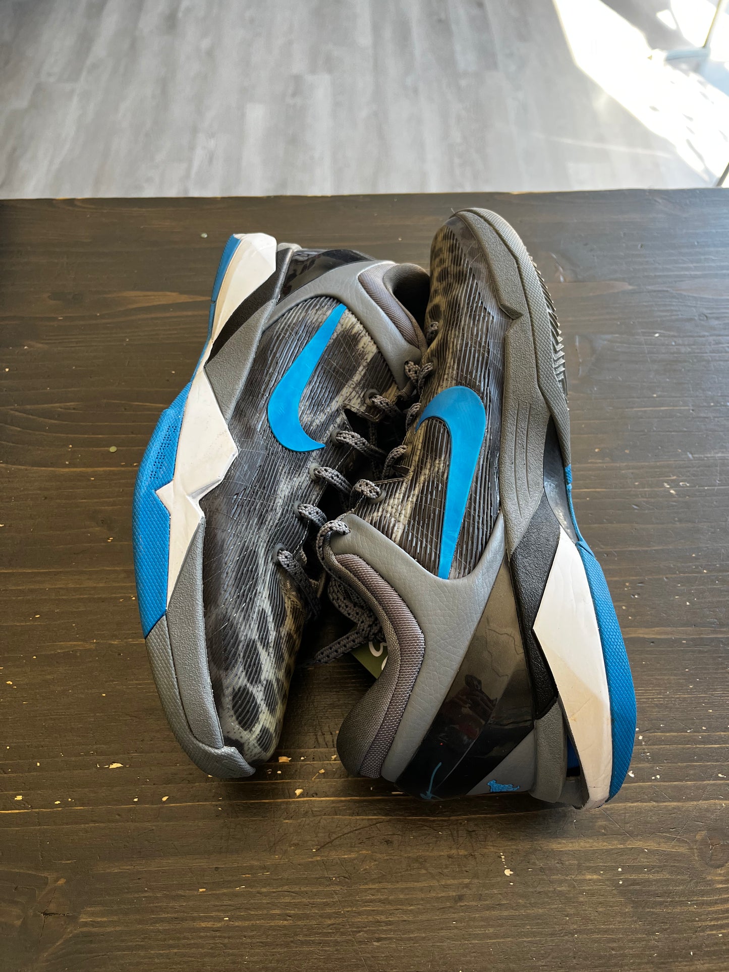 Pre-Owned Nike Kobe 7 Grey Cheetah