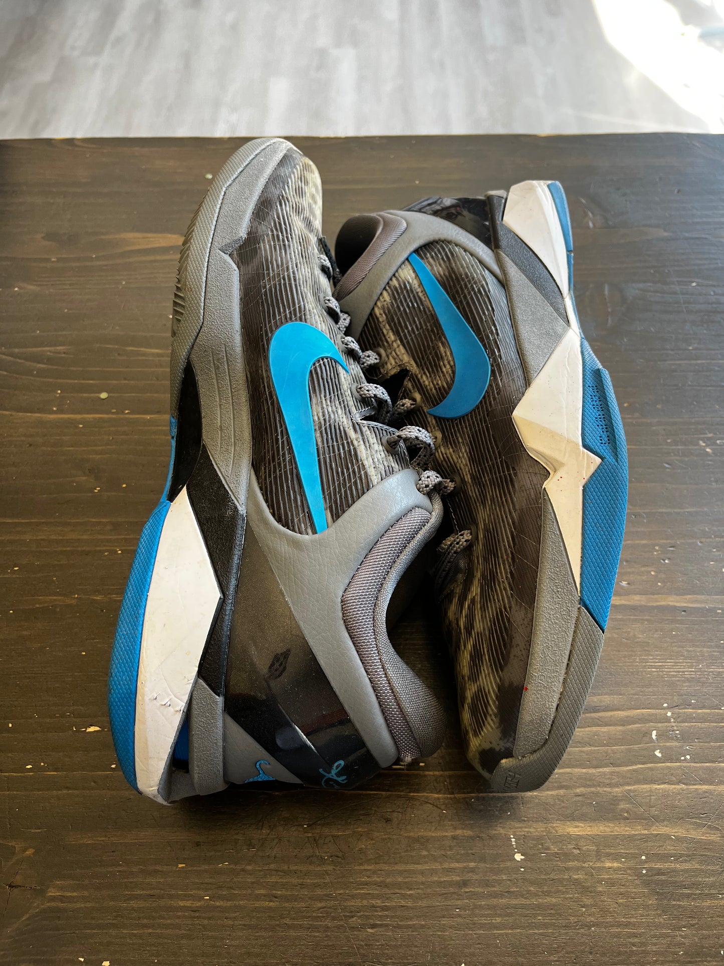 Pre-Owned Nike Kobe 7 Grey Cheetah