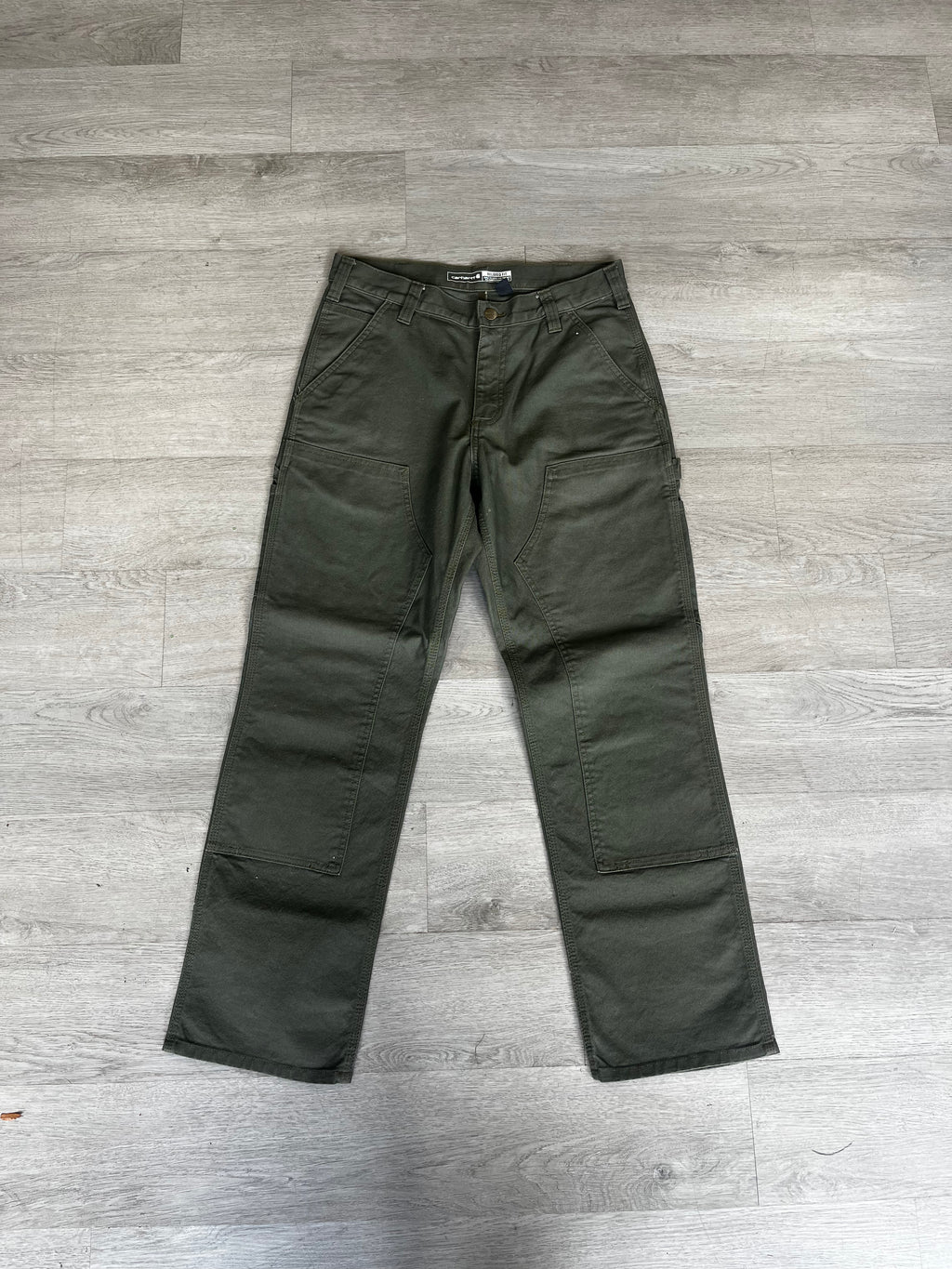 Carhartt Olive Double Knee Pant