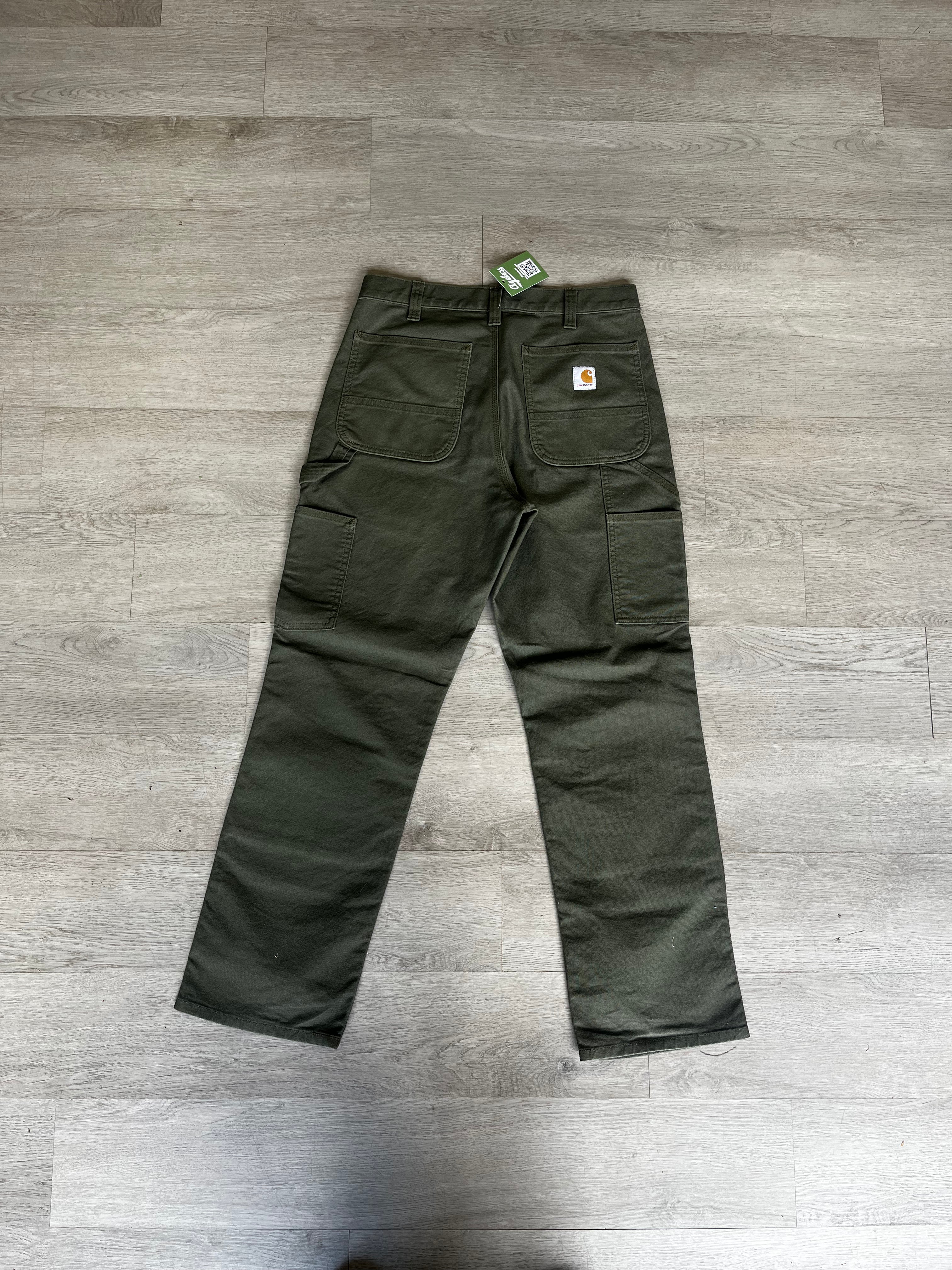 Carhartt Olive Double Knee Pant