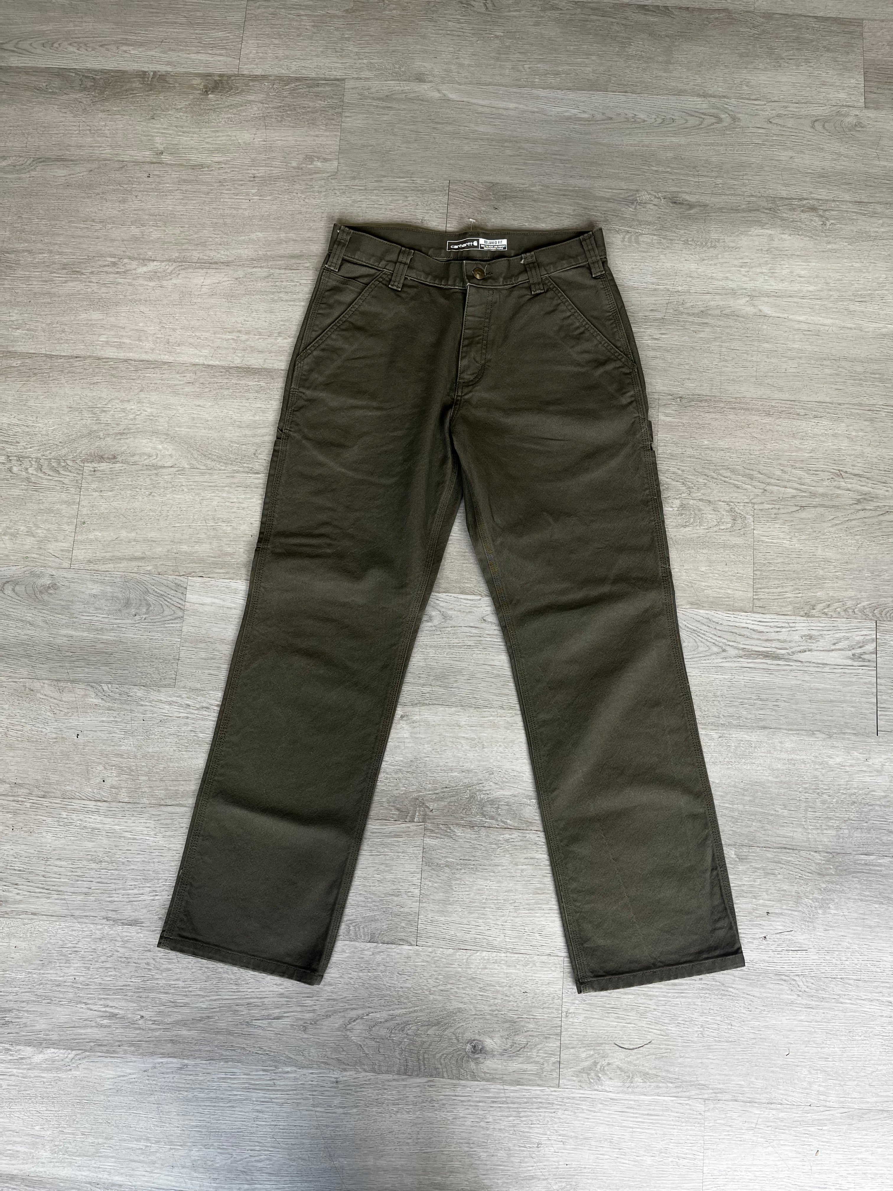 Carhartt Olive Green Work Pant
