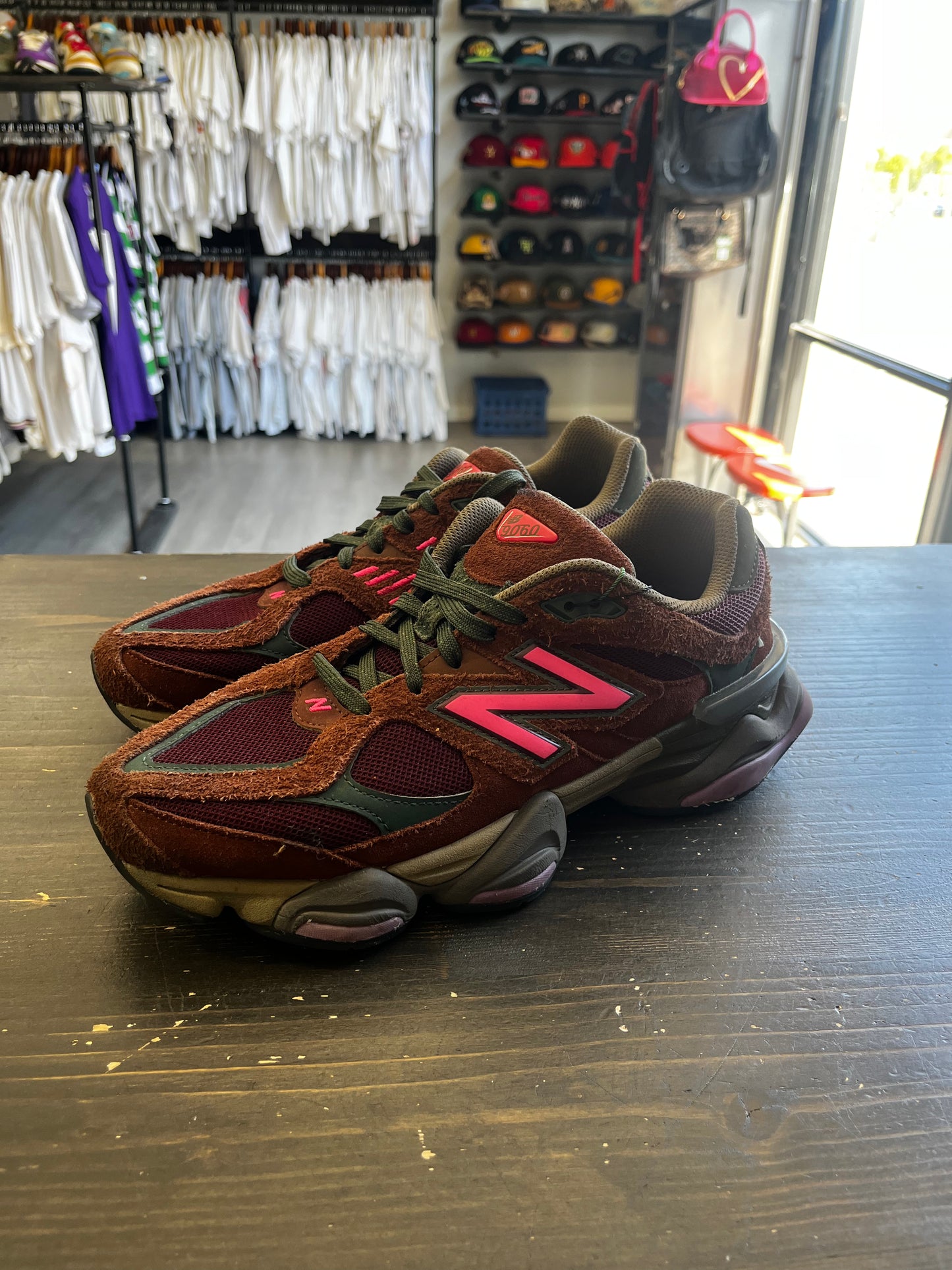 Pre-Owned New Balance 9060 Rich Oak Burgundy