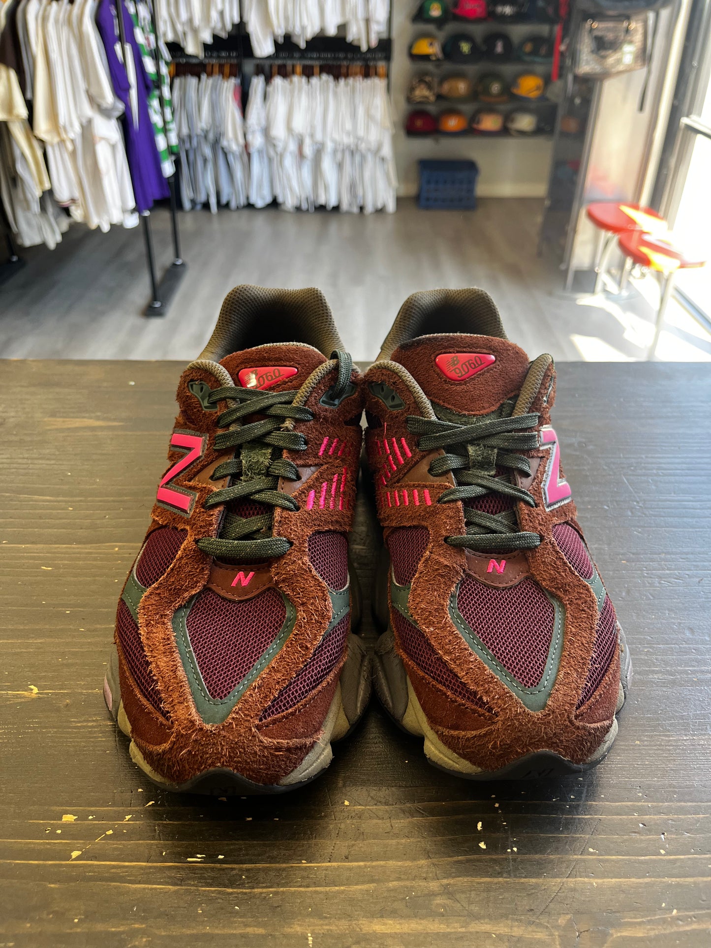 Pre-Owned New Balance 9060 Rich Oak Burgundy