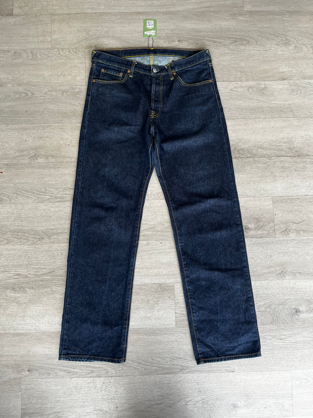 Evisu Light Blue Daicock Print Jeans