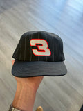 Vintage NASCAR Dale Earnhardt 3 Striped SnapBack Hat