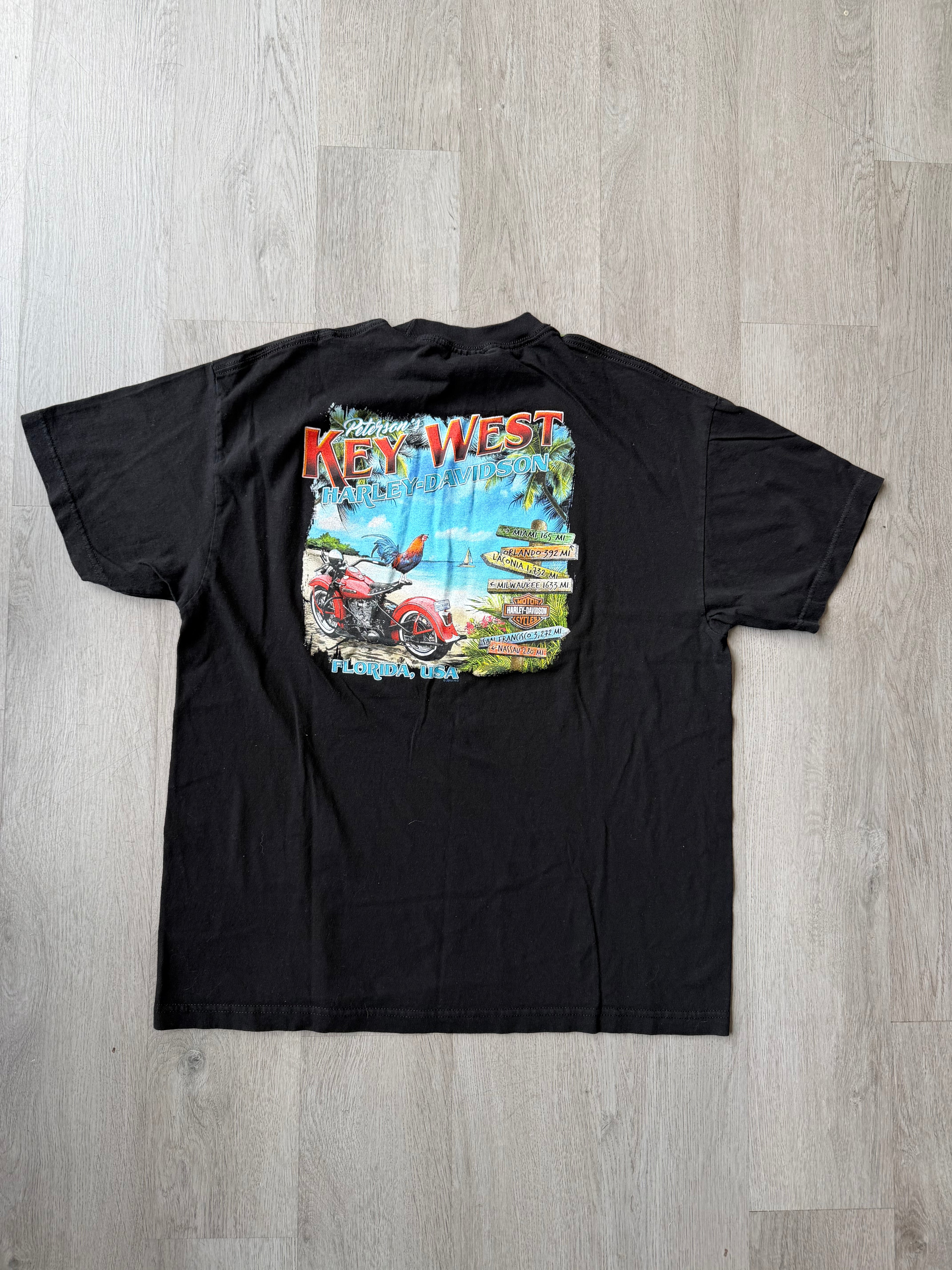 Vintage Harley Davidson Key West   Tee