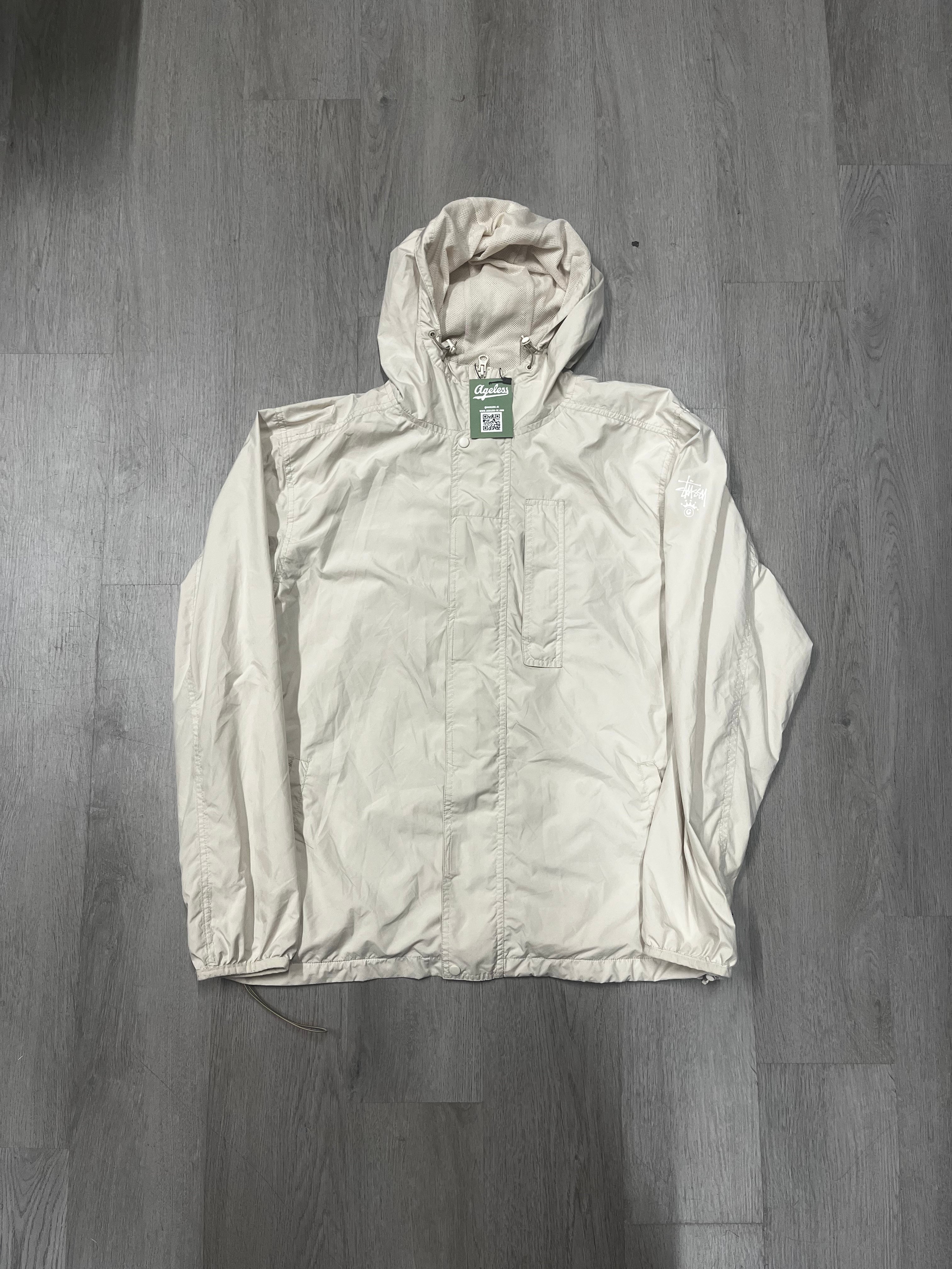 Pre-Owned Cream Stussy Lightweight Jacket