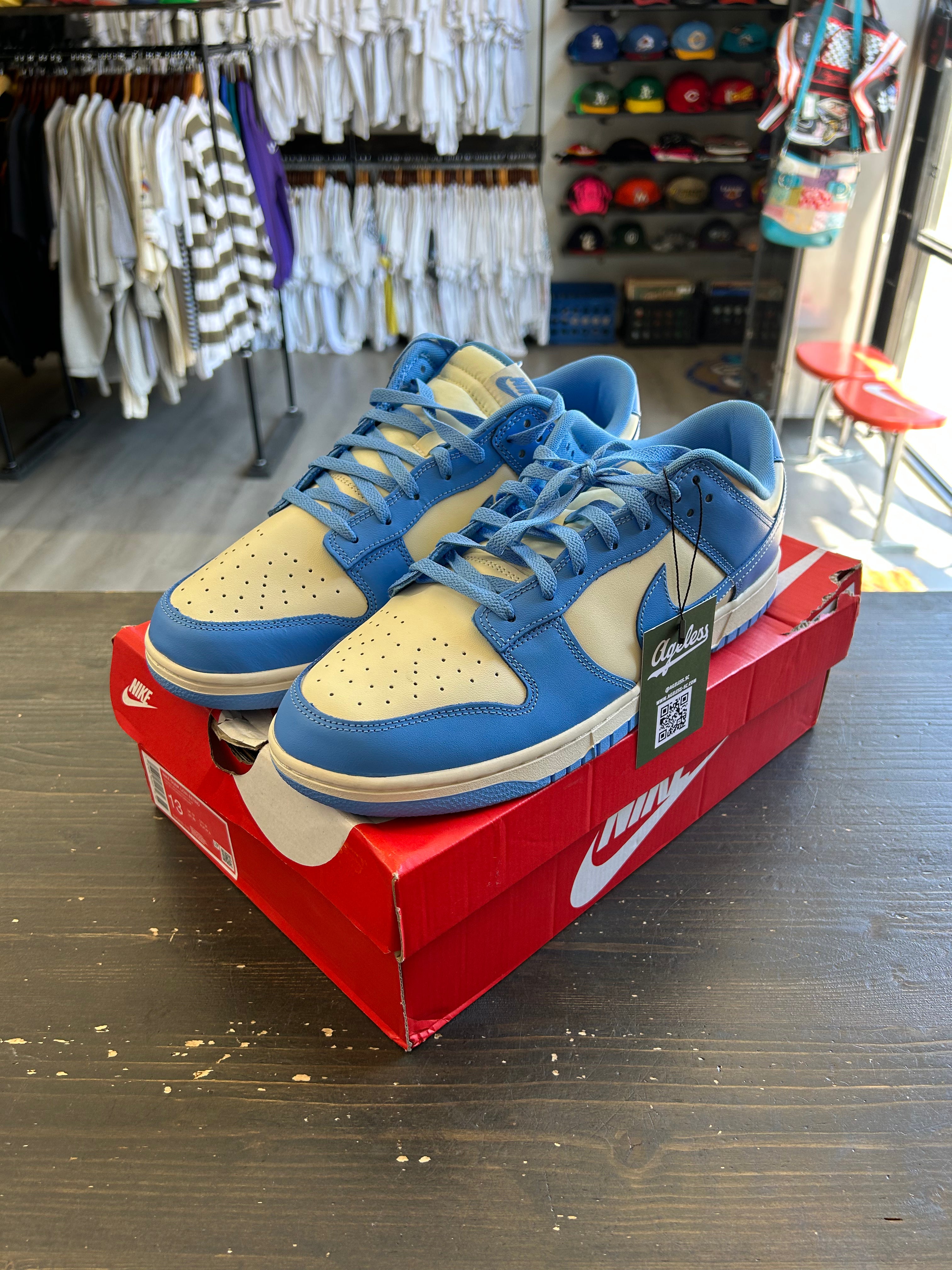 Pre-Owned Nike Dunk Low Retro University Blue