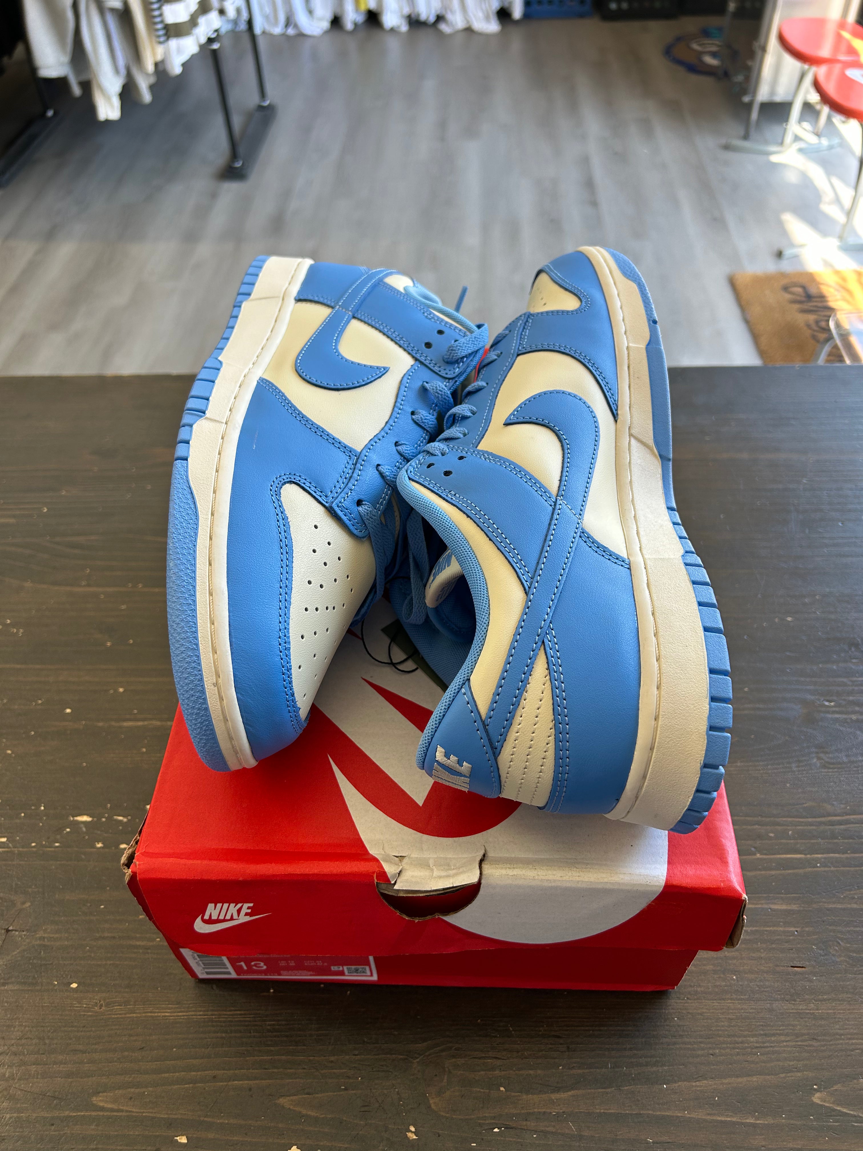 Pre-Owned Nike Dunk Low Retro University Blue