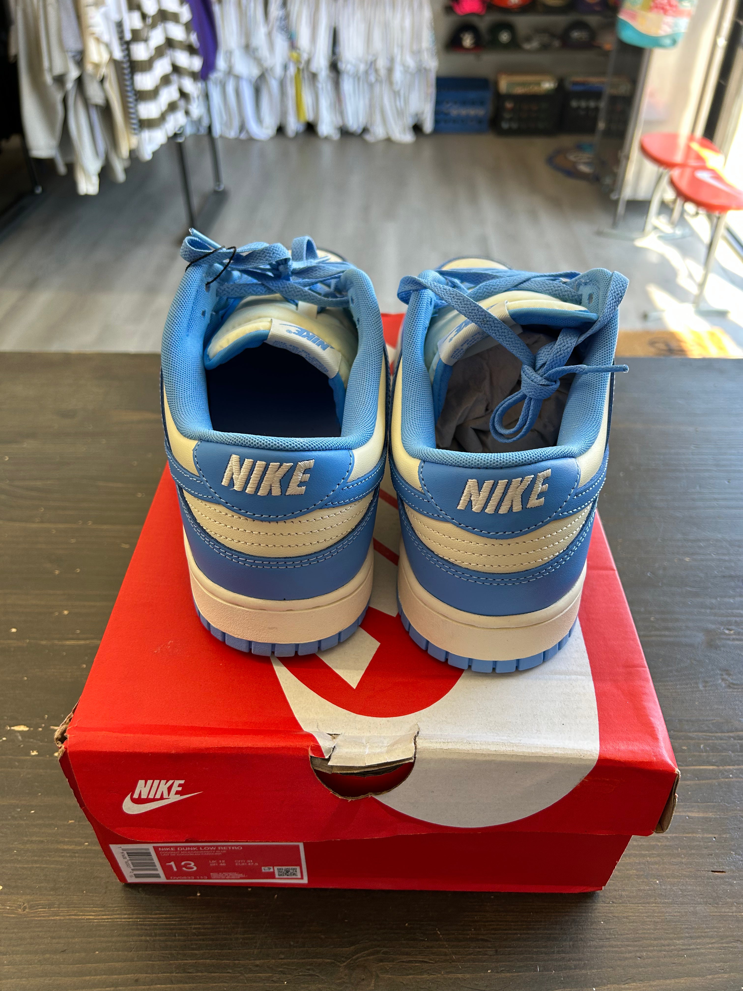 Pre-Owned Nike Dunk Low Retro University Blue