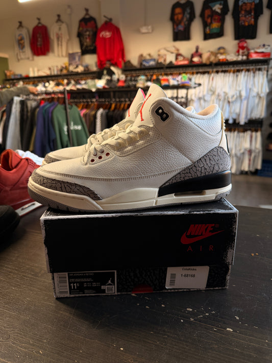 Pre-Owned Jordan 3 Retro White Cement Reimagined