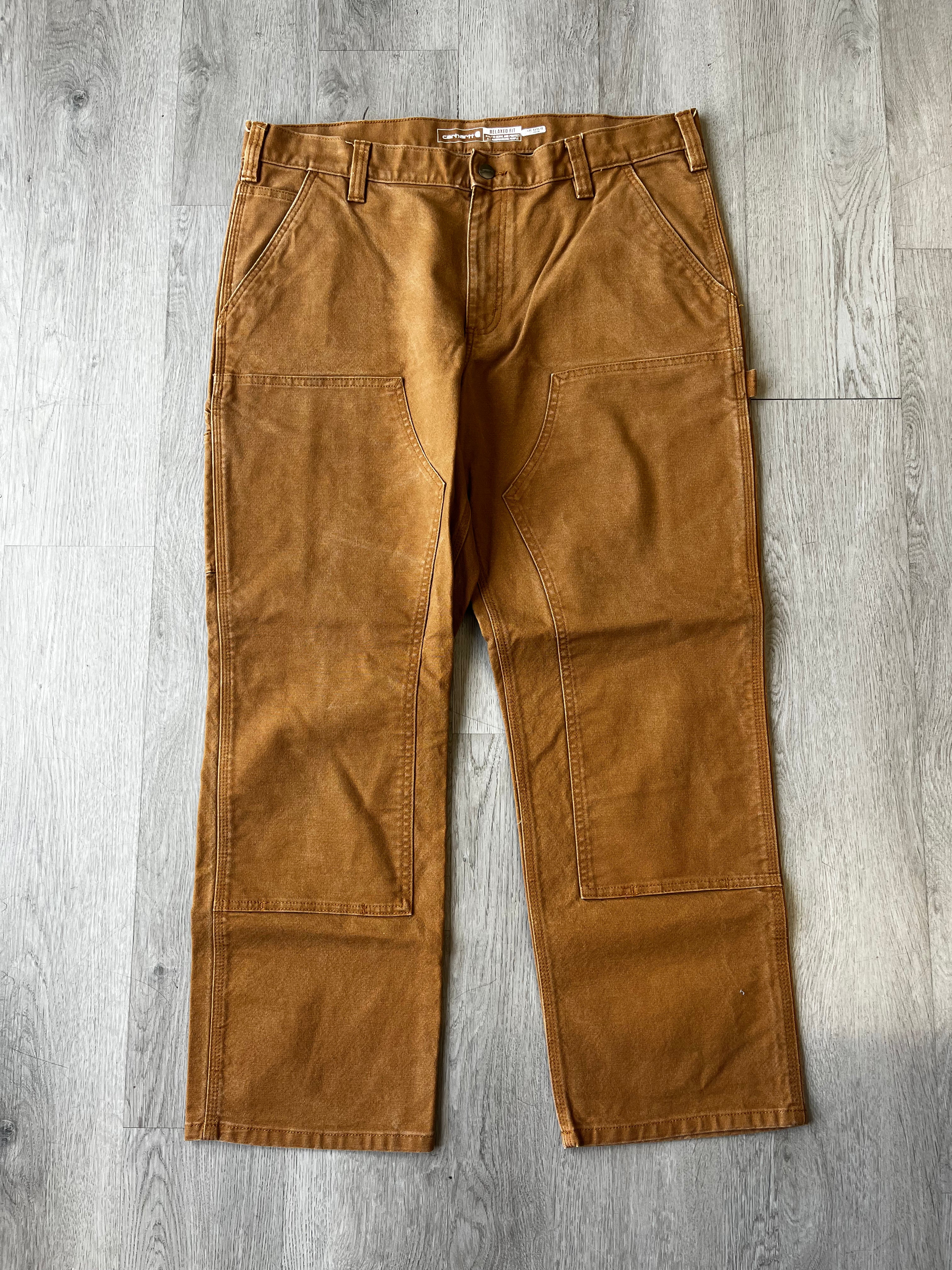 Vintage Brown Carhartt Double-Knee Work Pants