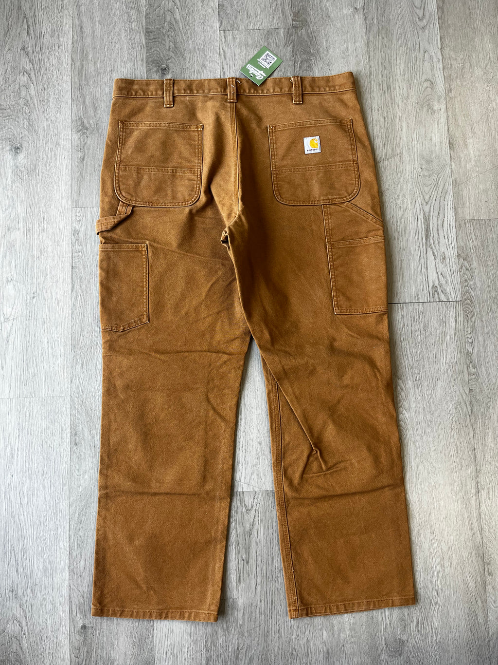 Vintage Brown Carhartt Double-Knee Work Pants