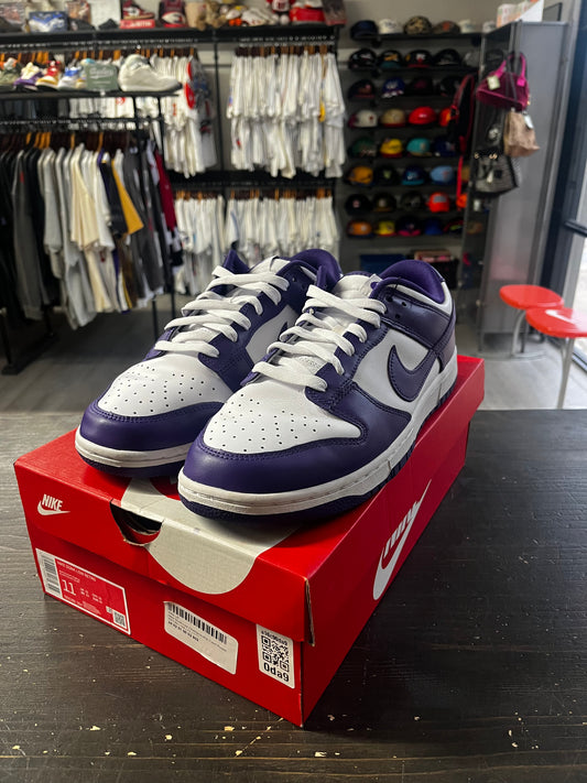 Pre-Owned Nike Dunk Low Championship Court Purple