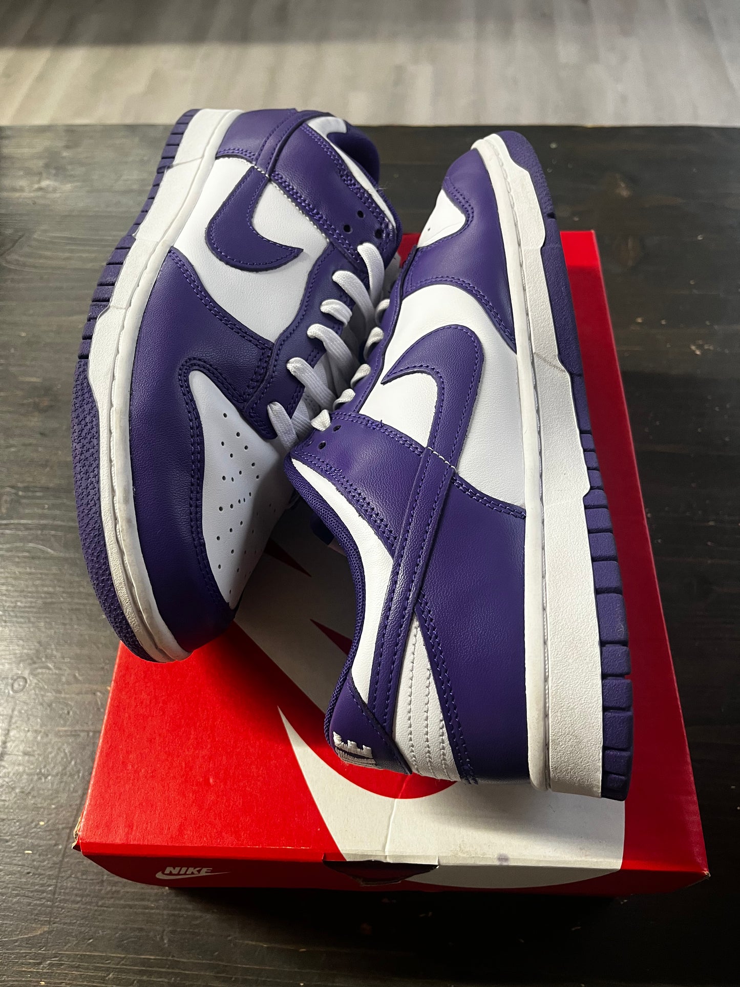 Pre-Owned Nike Dunk Low Championship Court Purple