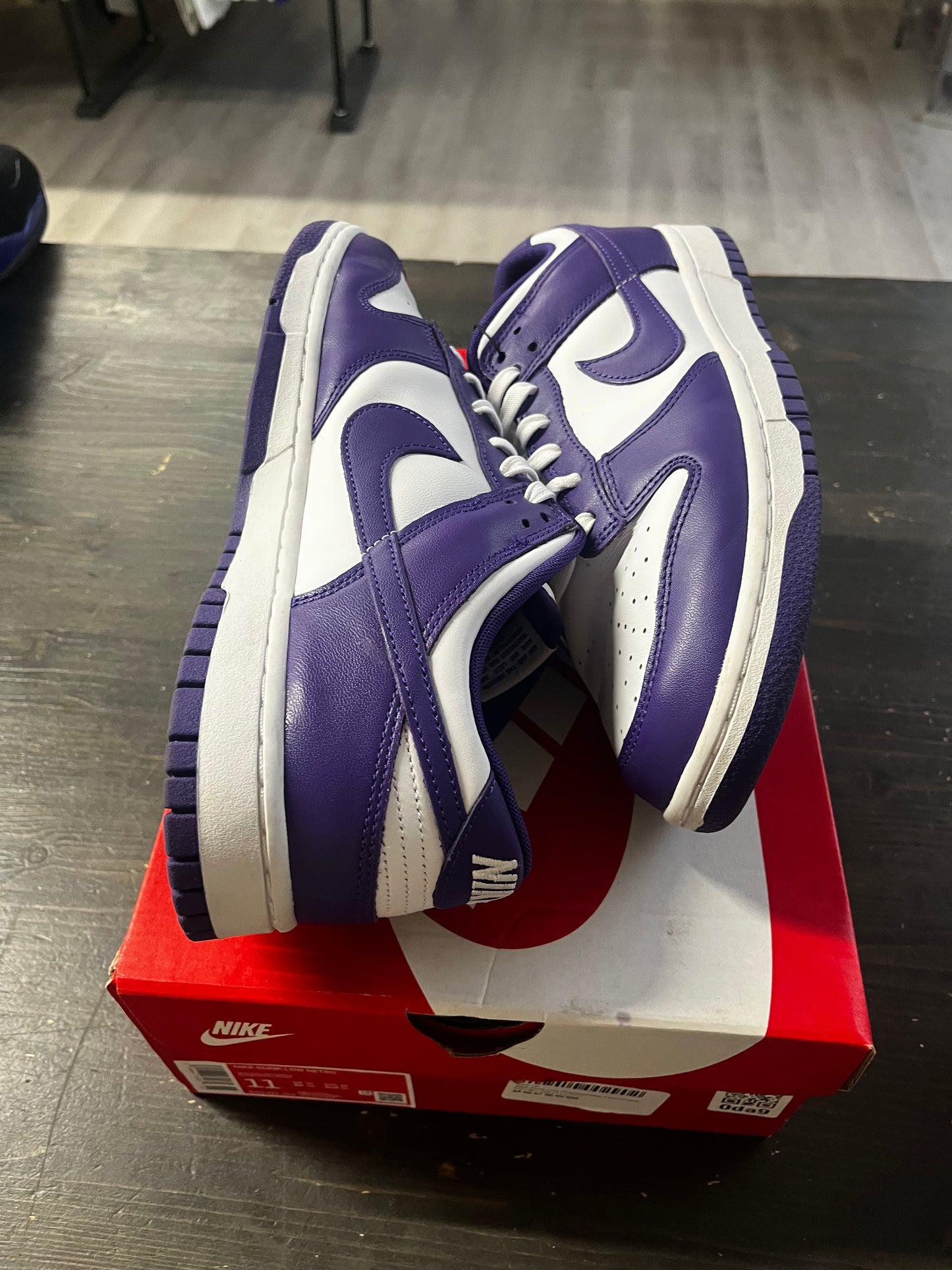 Pre-Owned Nike Dunk Low Championship Court Purple