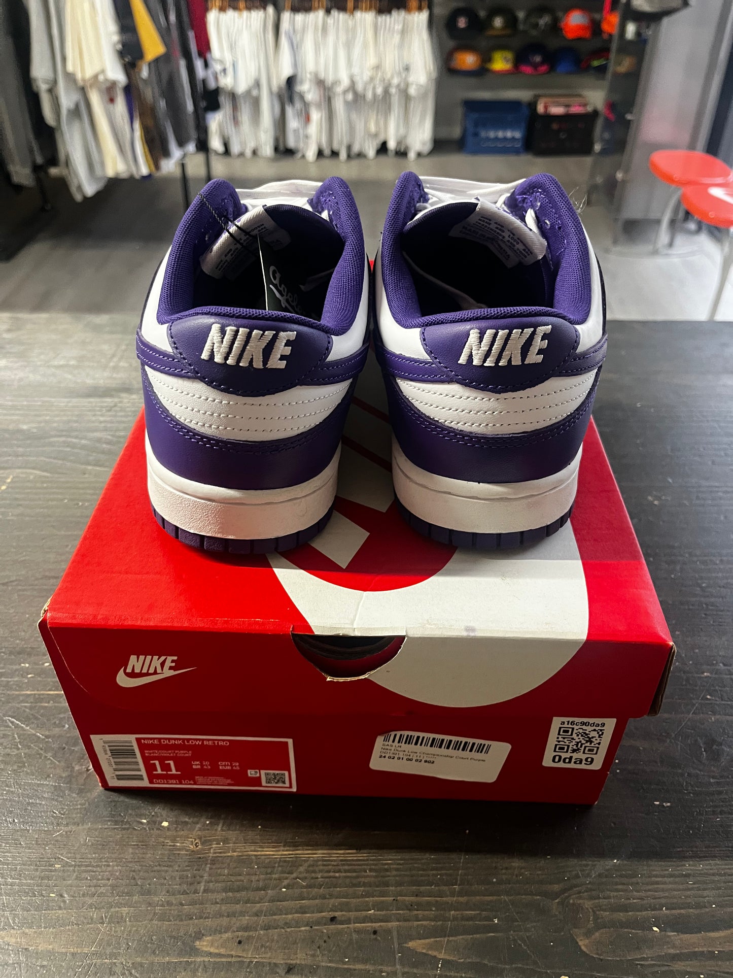 Pre-Owned Nike Dunk Low Championship Court Purple