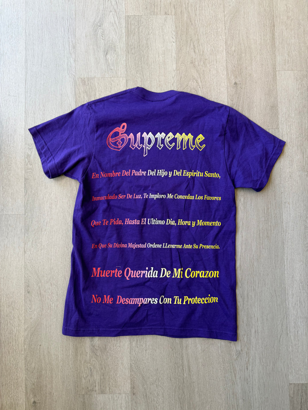 Supreme Grim Reaper Purple Tee