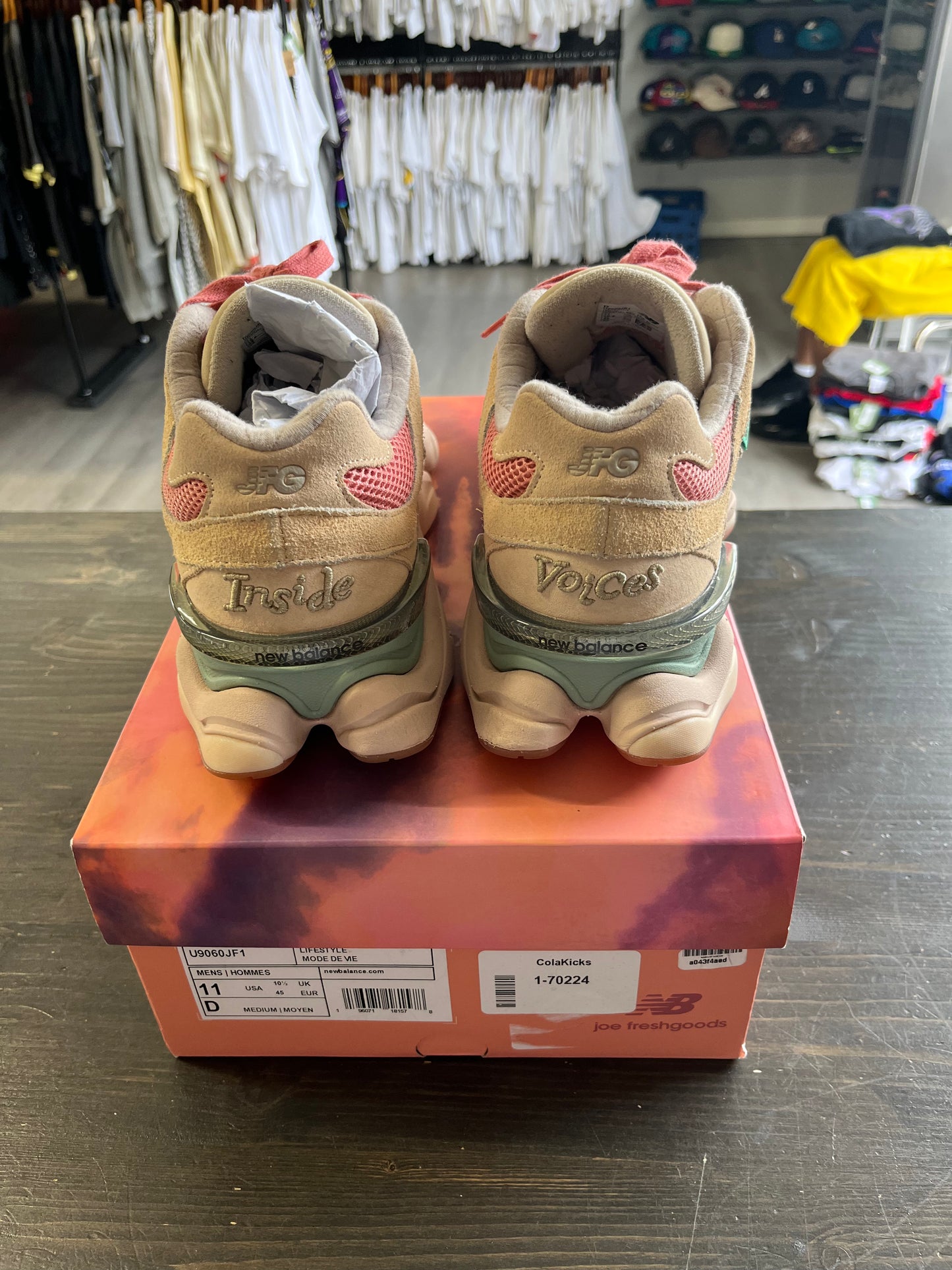 Pre-Owned New Balance 9060
Joe Freshgoods Inside Voices Penny Cookie Pink