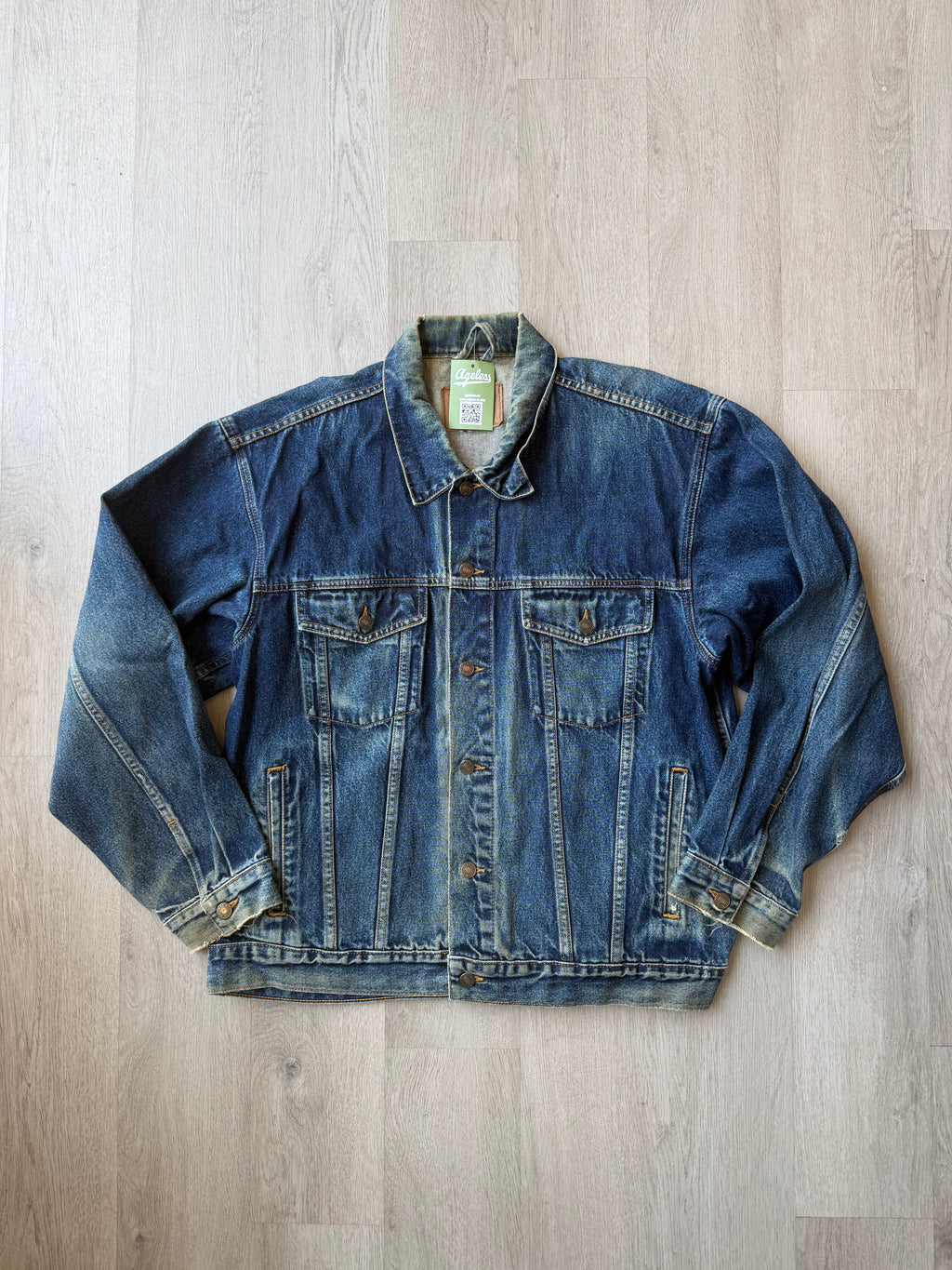 Vintage Route 66 Denim Jacket