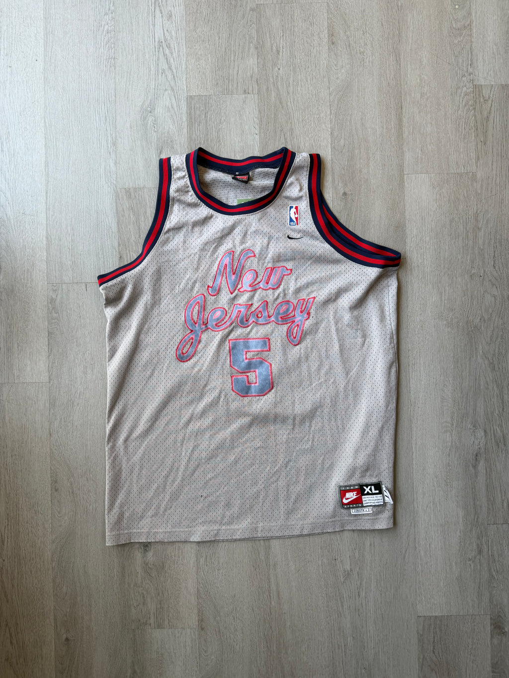 Vintage Nike New Jersey Nets Jason Kidd Basketball Jersey