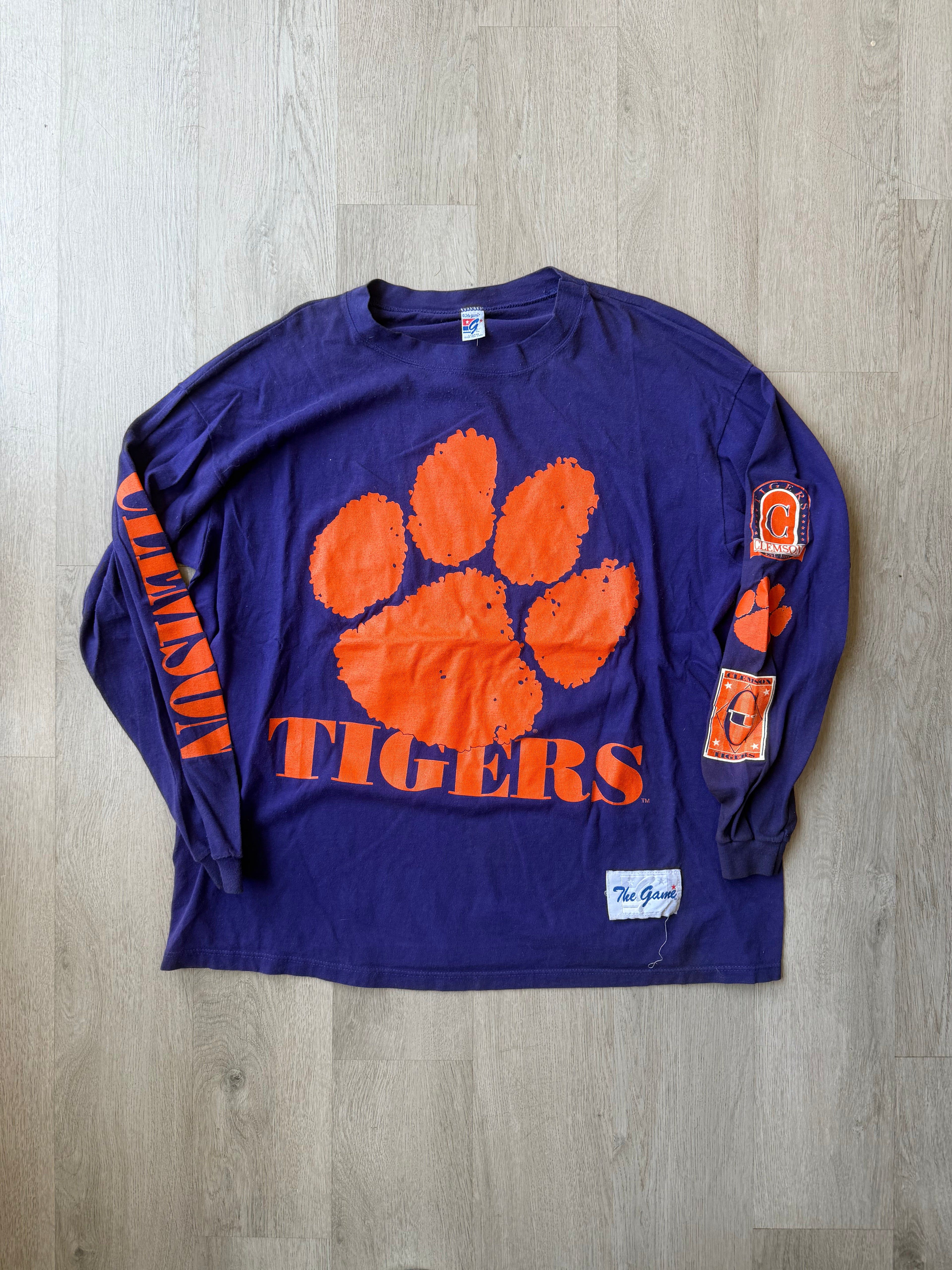 Vintage Clemson Tigers Long Sleeve Tee